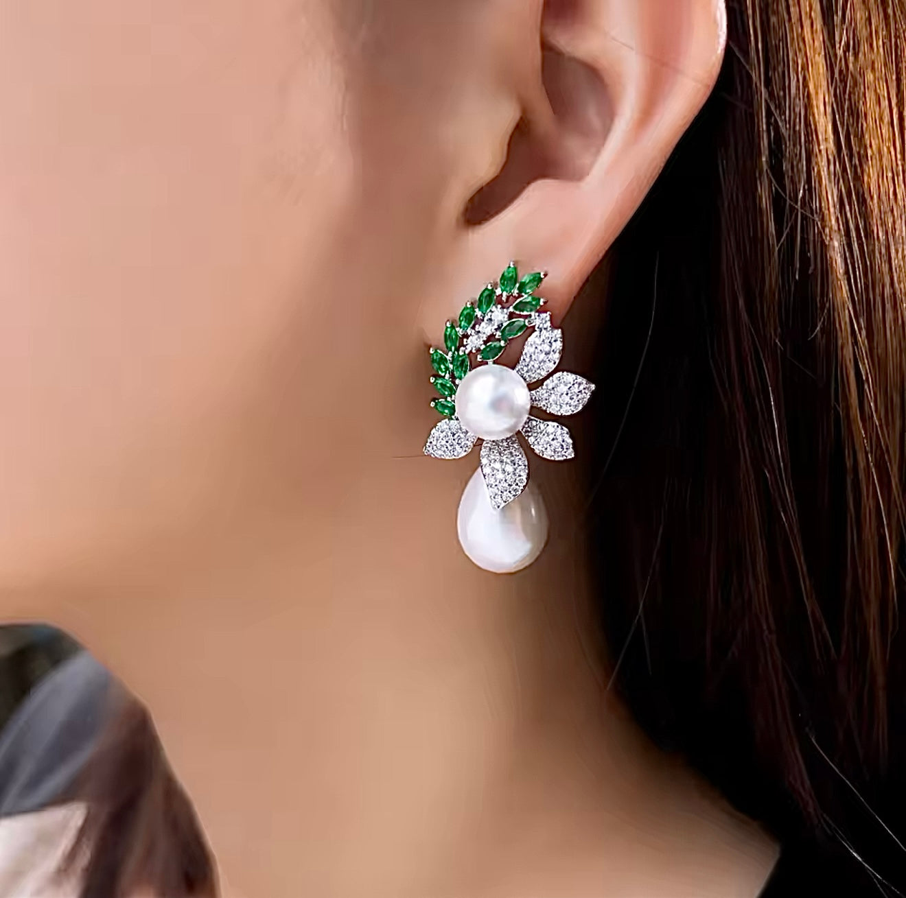 Earrings in Silver Color by - Trendy Women Earrings SHB2669