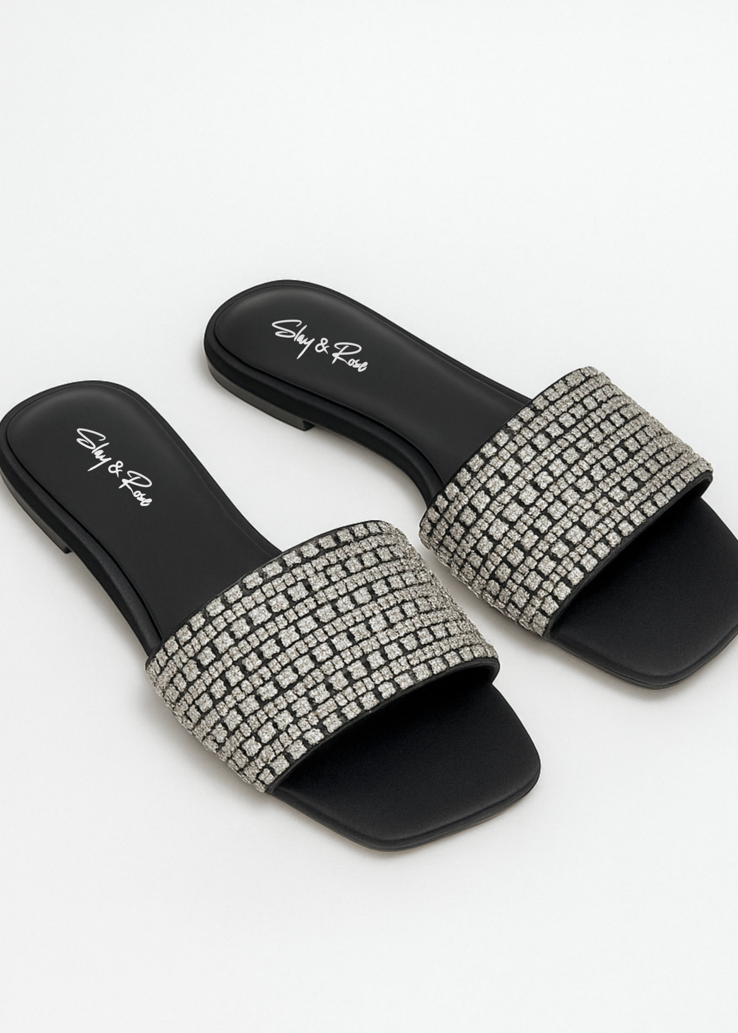 Slides in Black by - High Quality Women Slides EVI5250