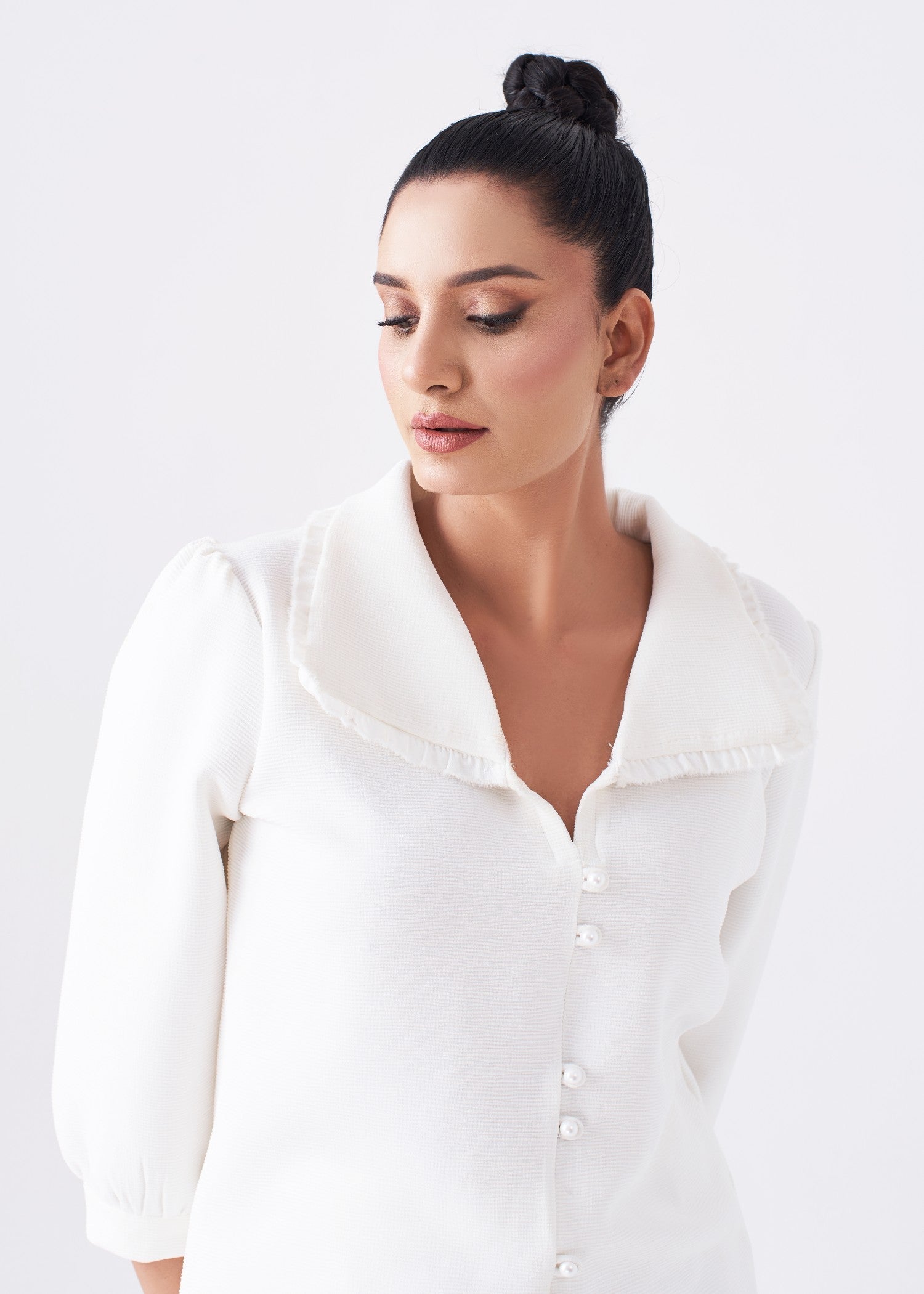 jersey knit Co Ord Sets in White
