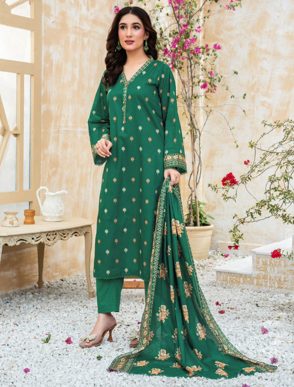 Dabiha Printed Lawn D- 4