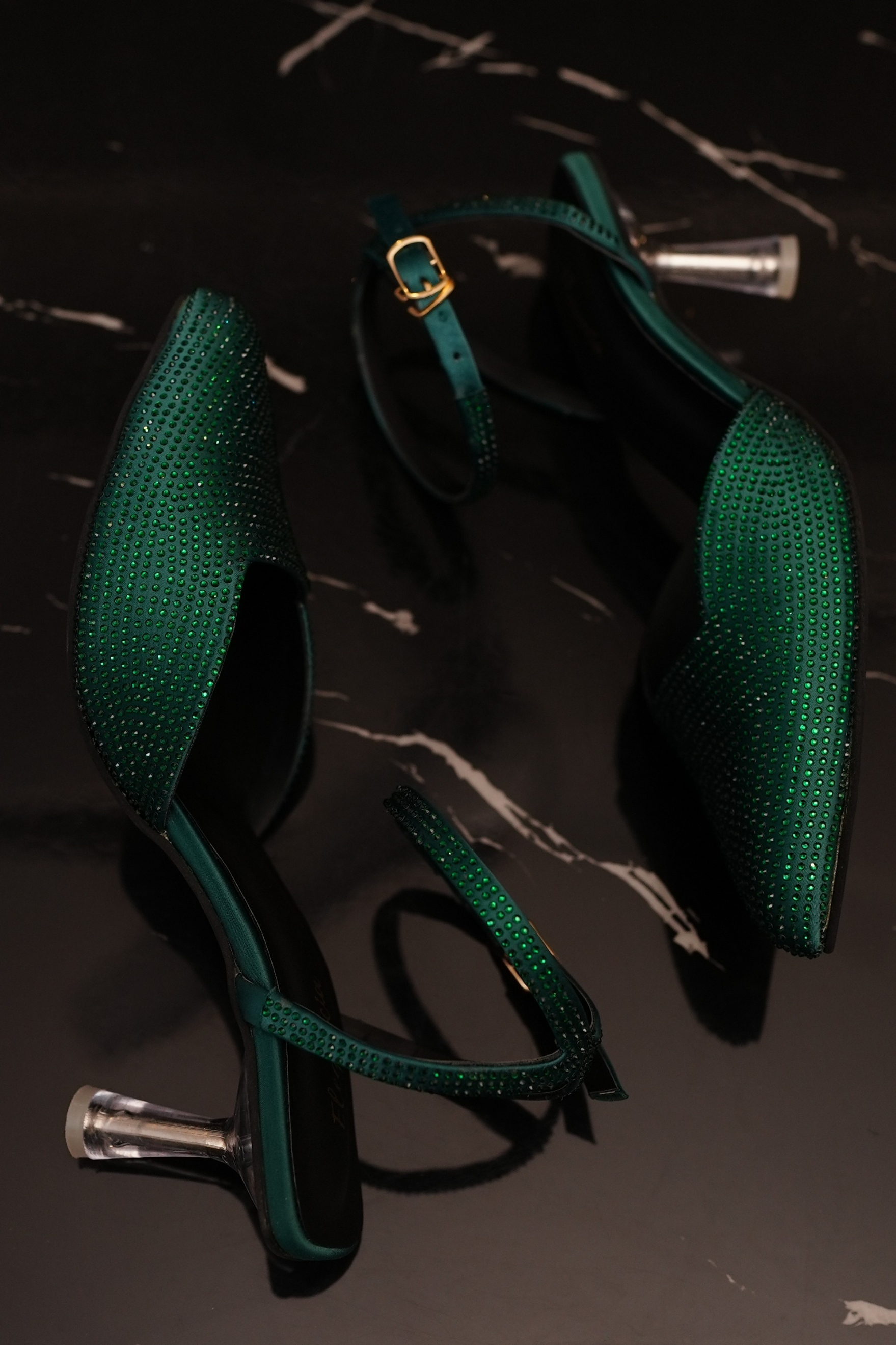 Heels in Green by - High Quality Women Heels ETM7780