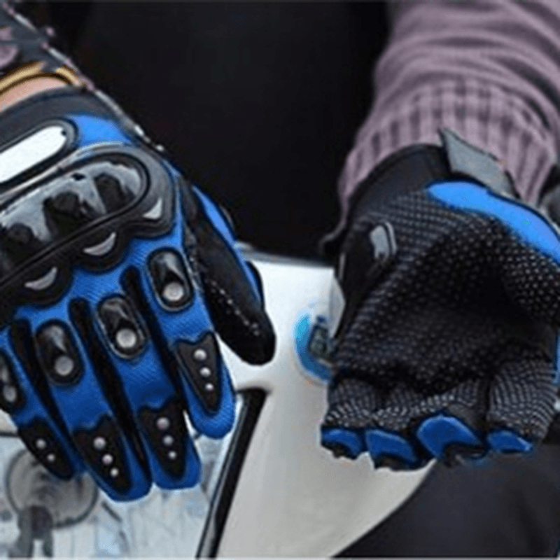 Gloves Knight Male Full Finger Protective Shell Anti-Fall Touch Screen Breathable