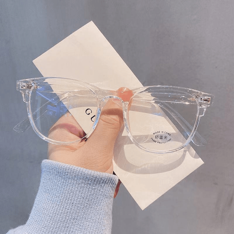 Women's Blue Light Blocking Flat Mirror Computer Glasses for Eye Protection