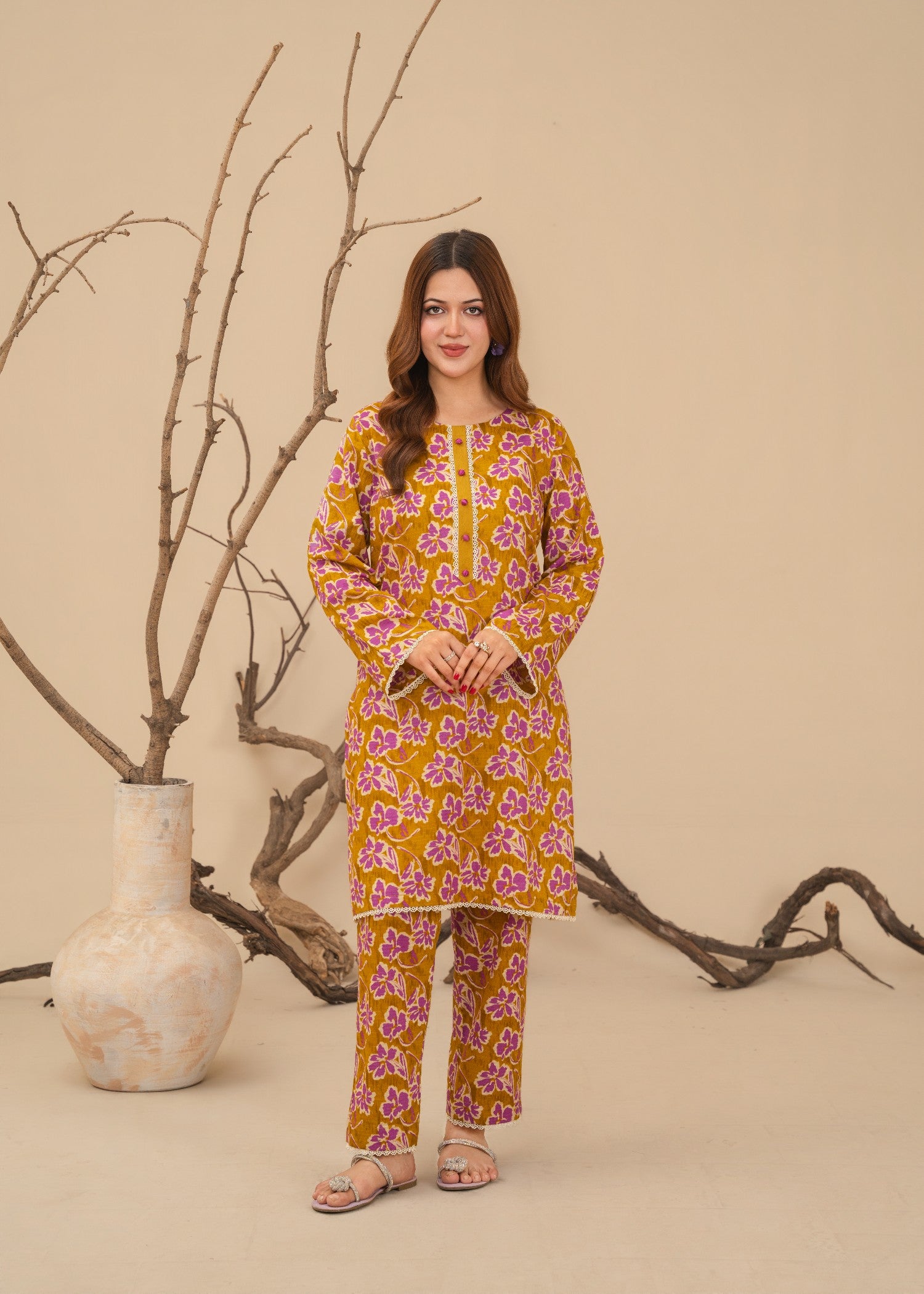 lawn Co Ord Sets in Honey
