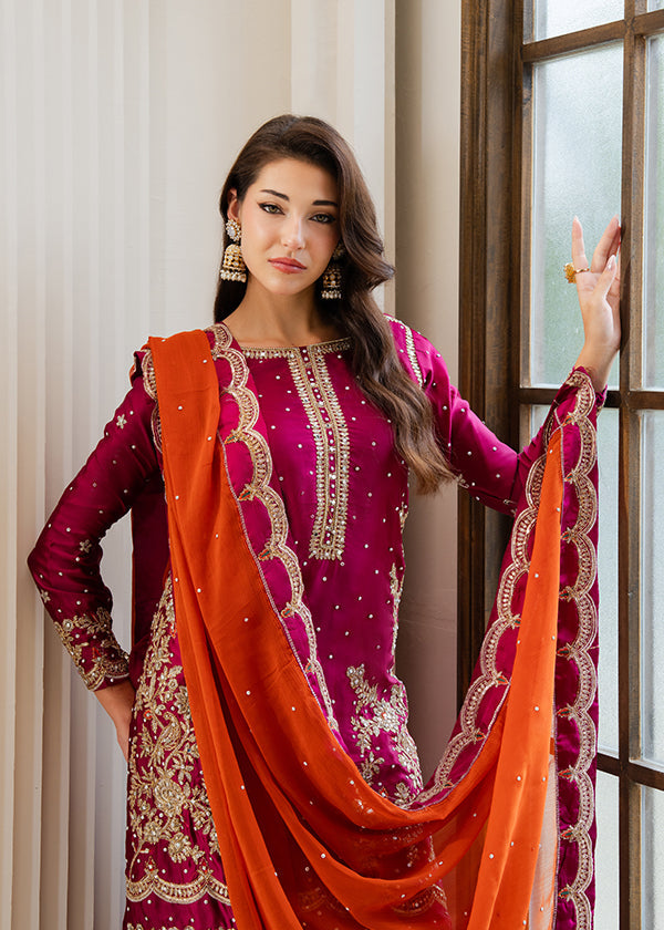 charmuse/shamooz Kurta Set in Burgundy
