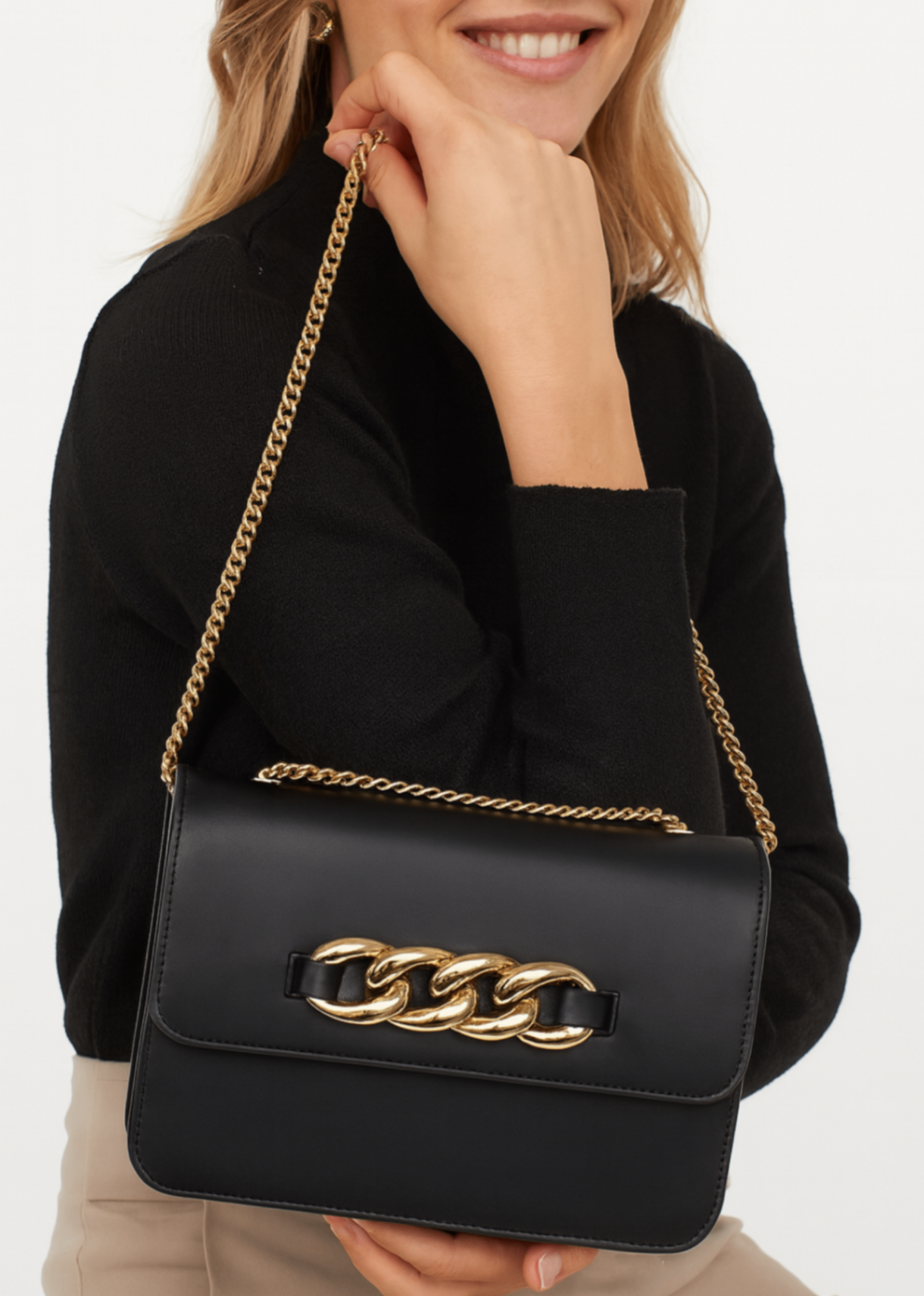 Crossbody in Black Color by - Trendy Women Crossbody OMZ8225