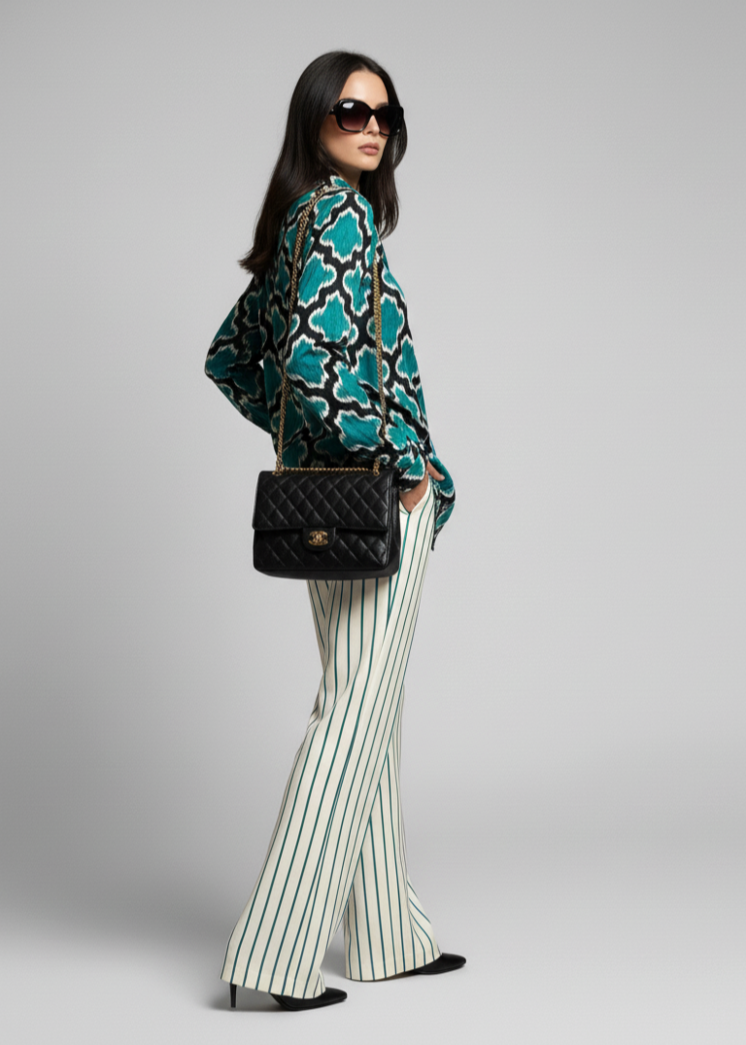 silk Co Ord Sets in Bondi blue