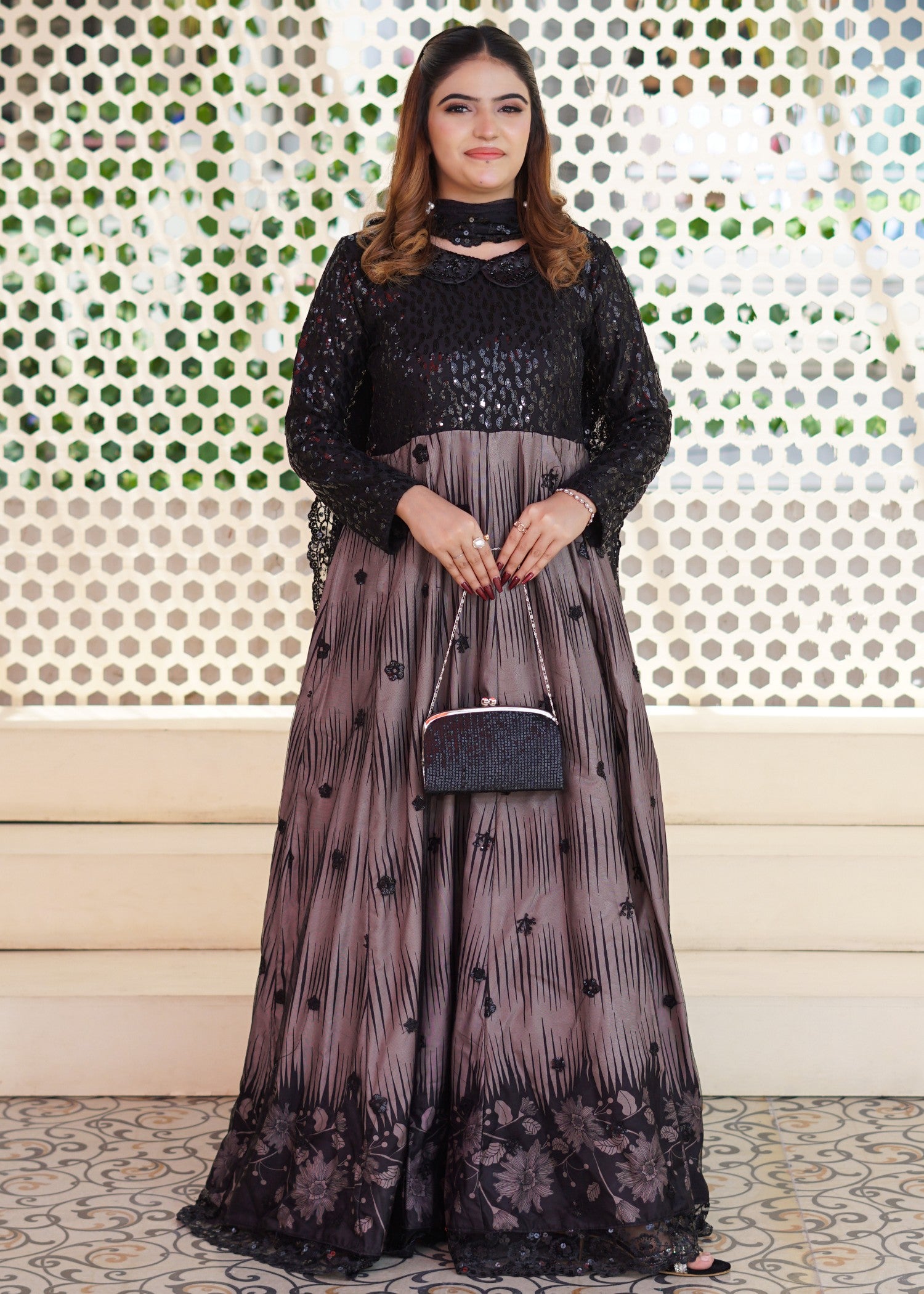 net Maxi in Earth brown
