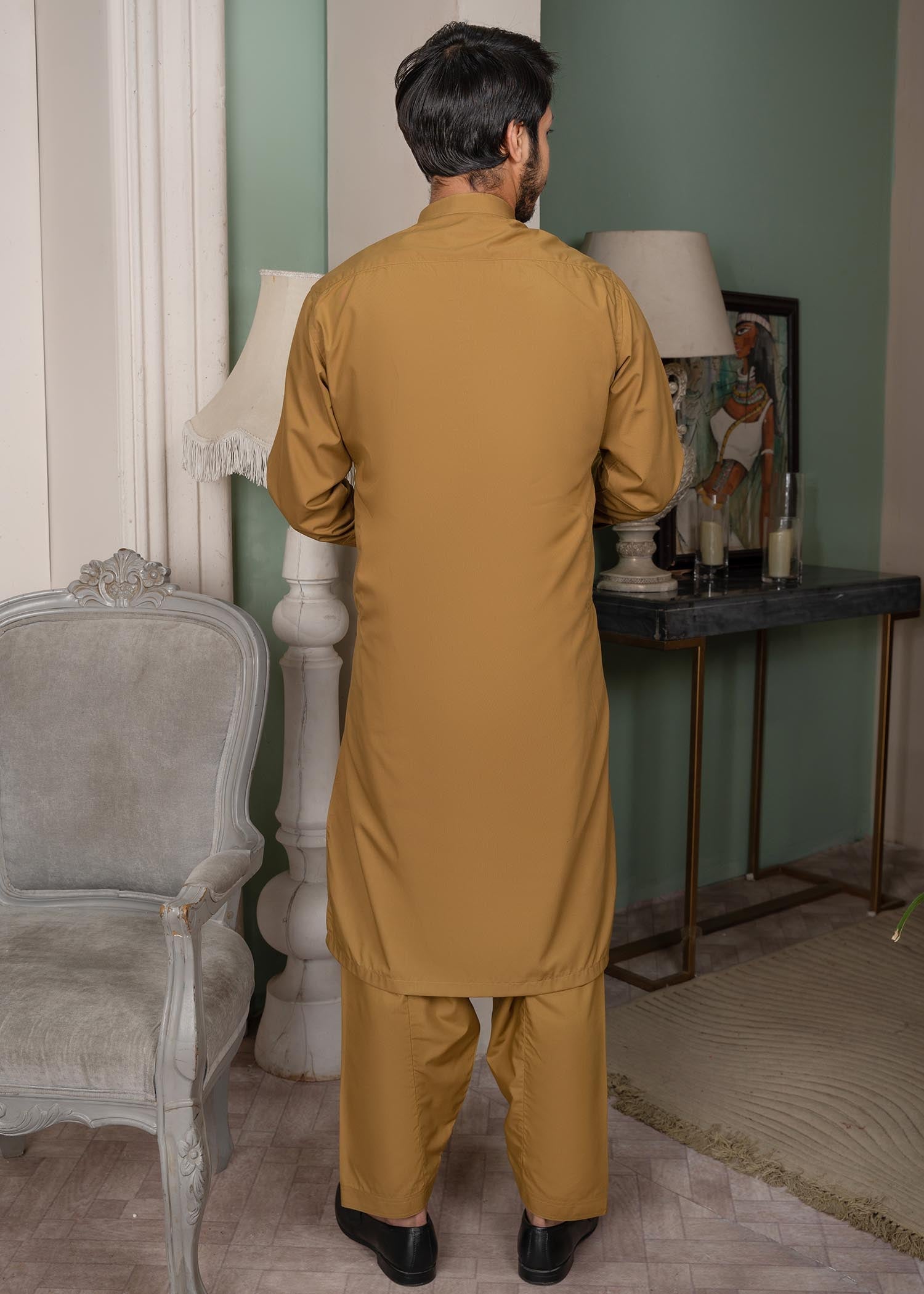wash & wear Shalwar Kameez in Honey