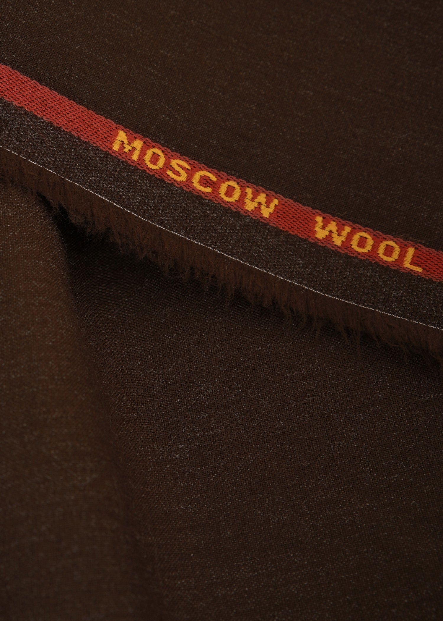 wool Unstitched in Dark brown