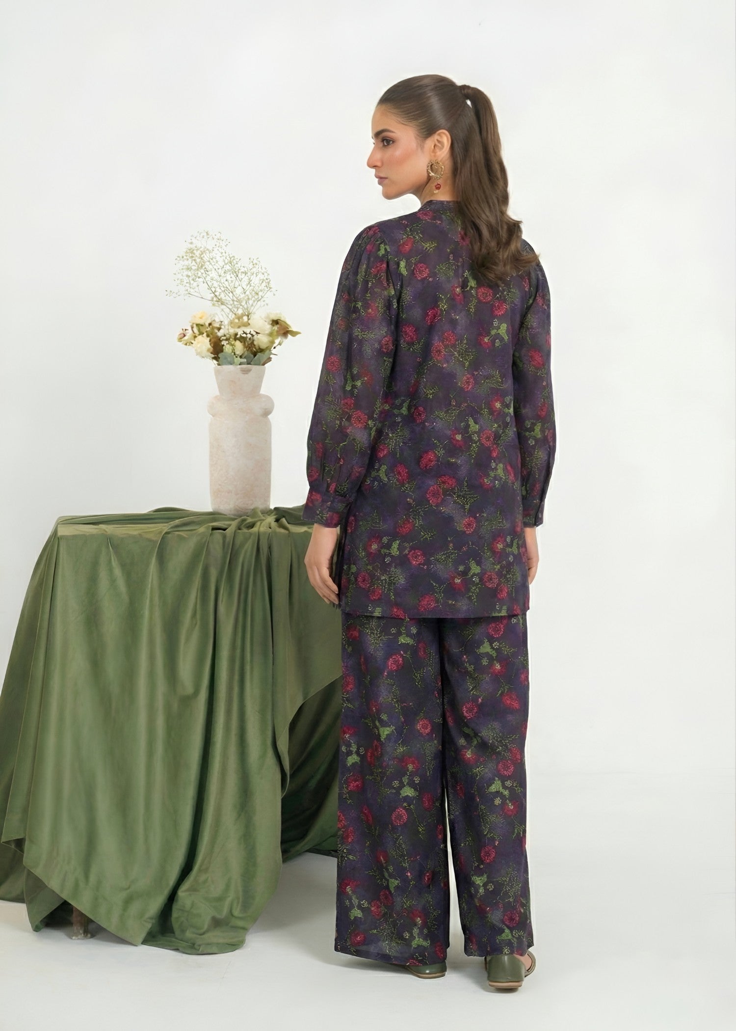 linen Co Ord Sets in Purple