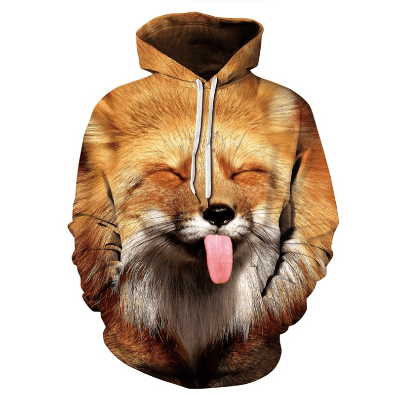 3D Digital Print Brown Lion King Sweatshirt