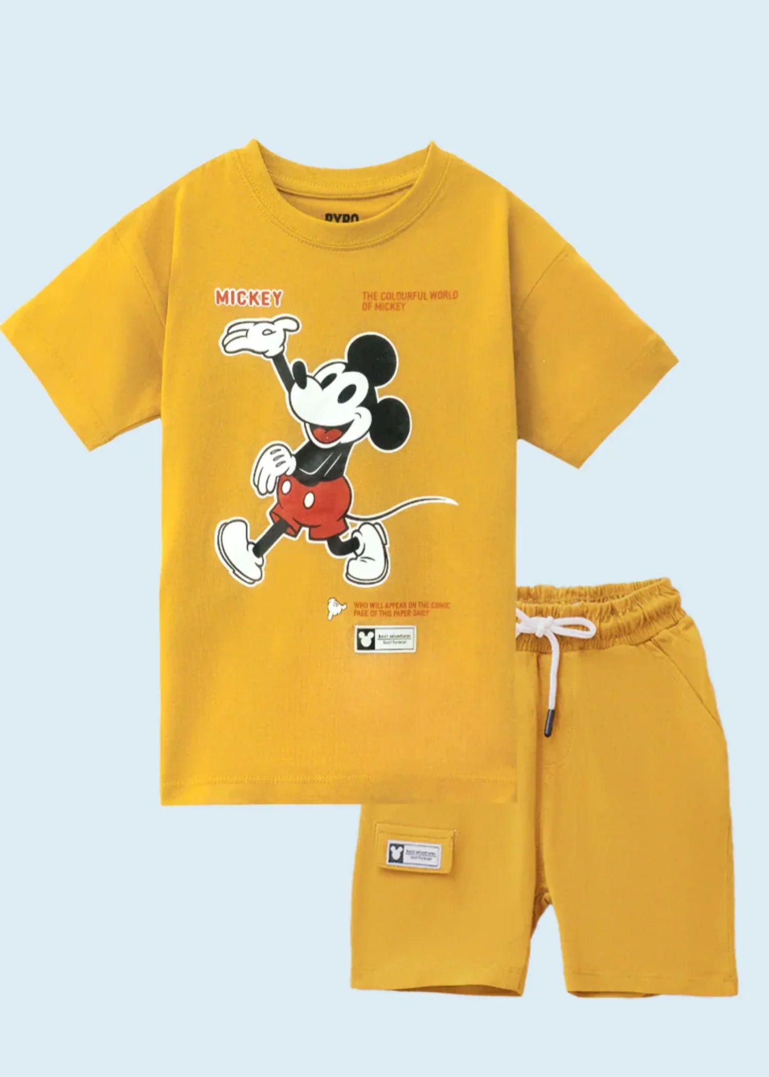 cotton jersey T Shirt in Honey