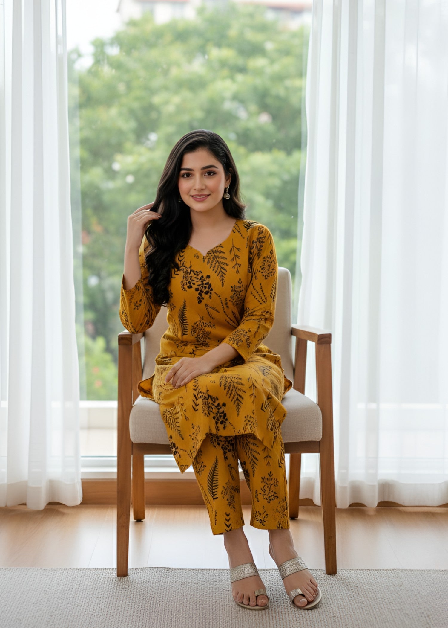 cambric Co Ord Sets in Marigold