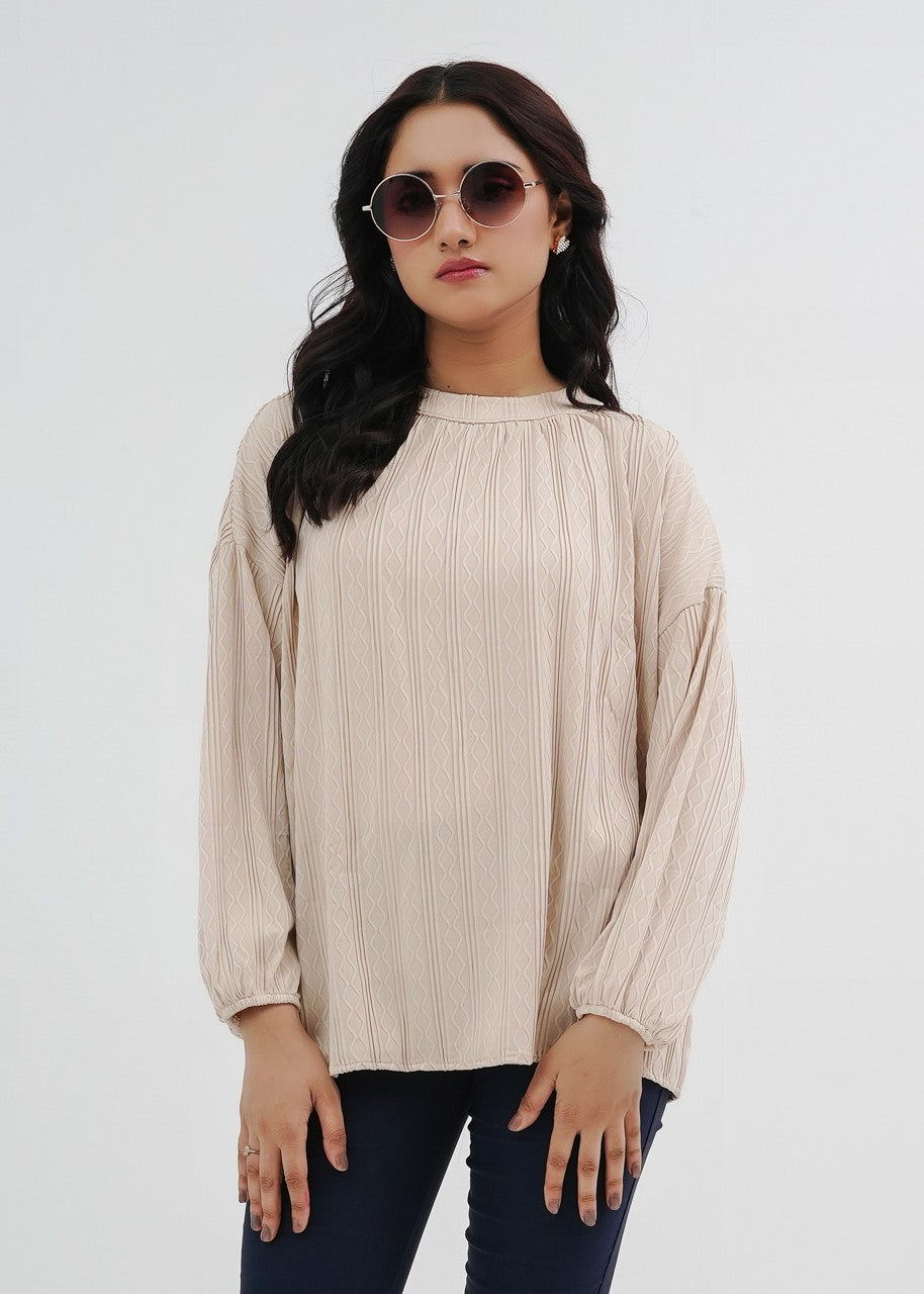 spandex Tunic in Cream