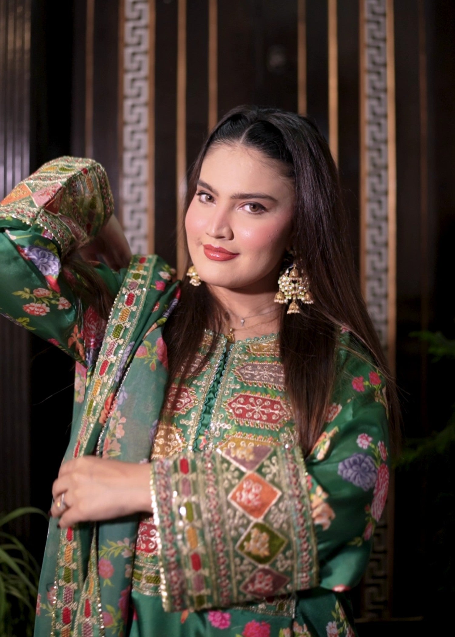 charmuse/shamooz Kurta Set in Green