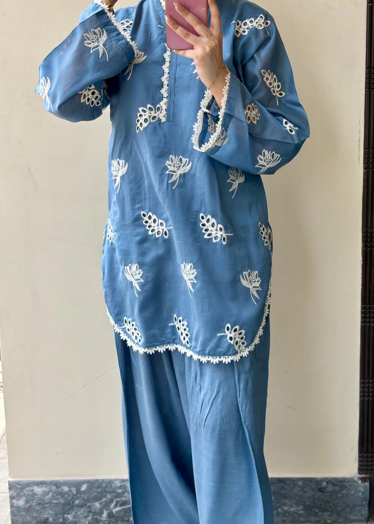 paper lawn Co Ord Sets in Black