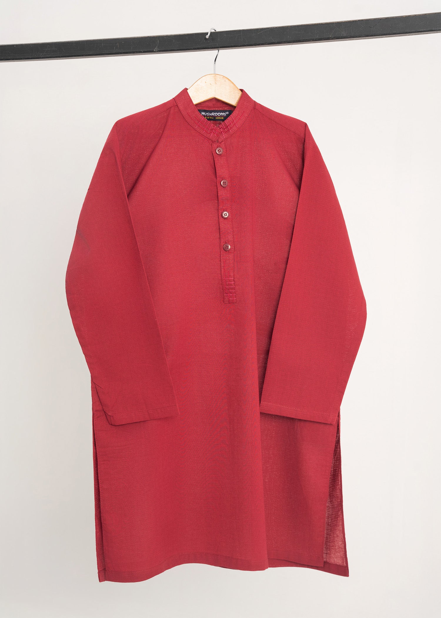 cotton Kurta in Maroon