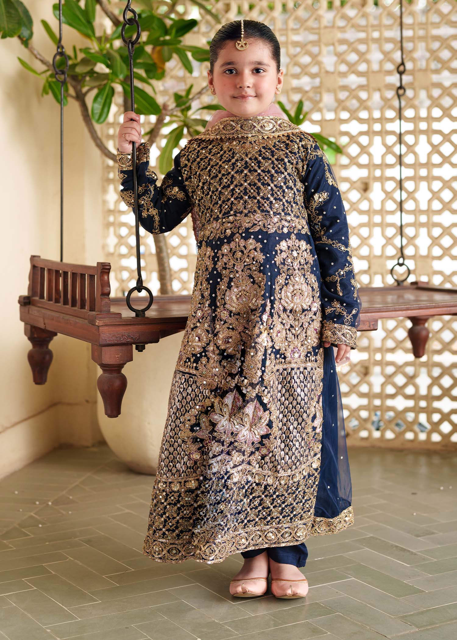 net Pishwas in Blue
