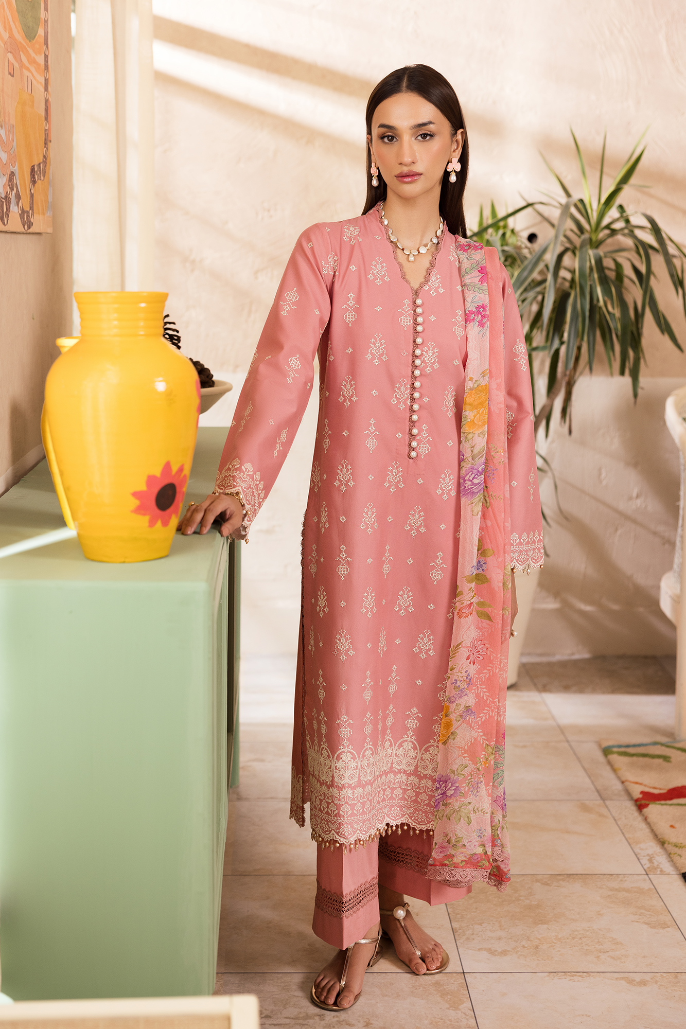 Nissa Chikankari Lawn – N-06