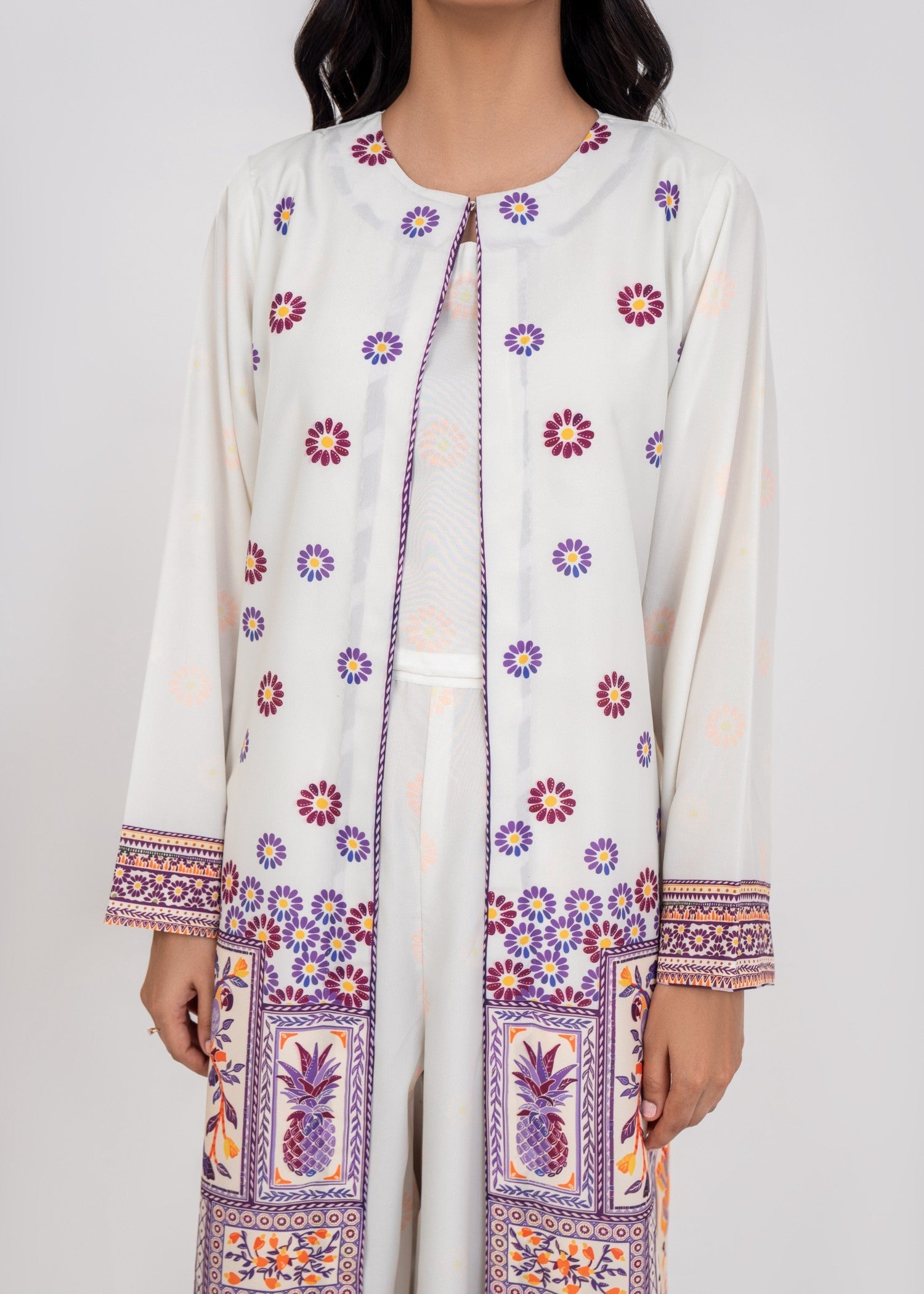 grip Gown in Off-white