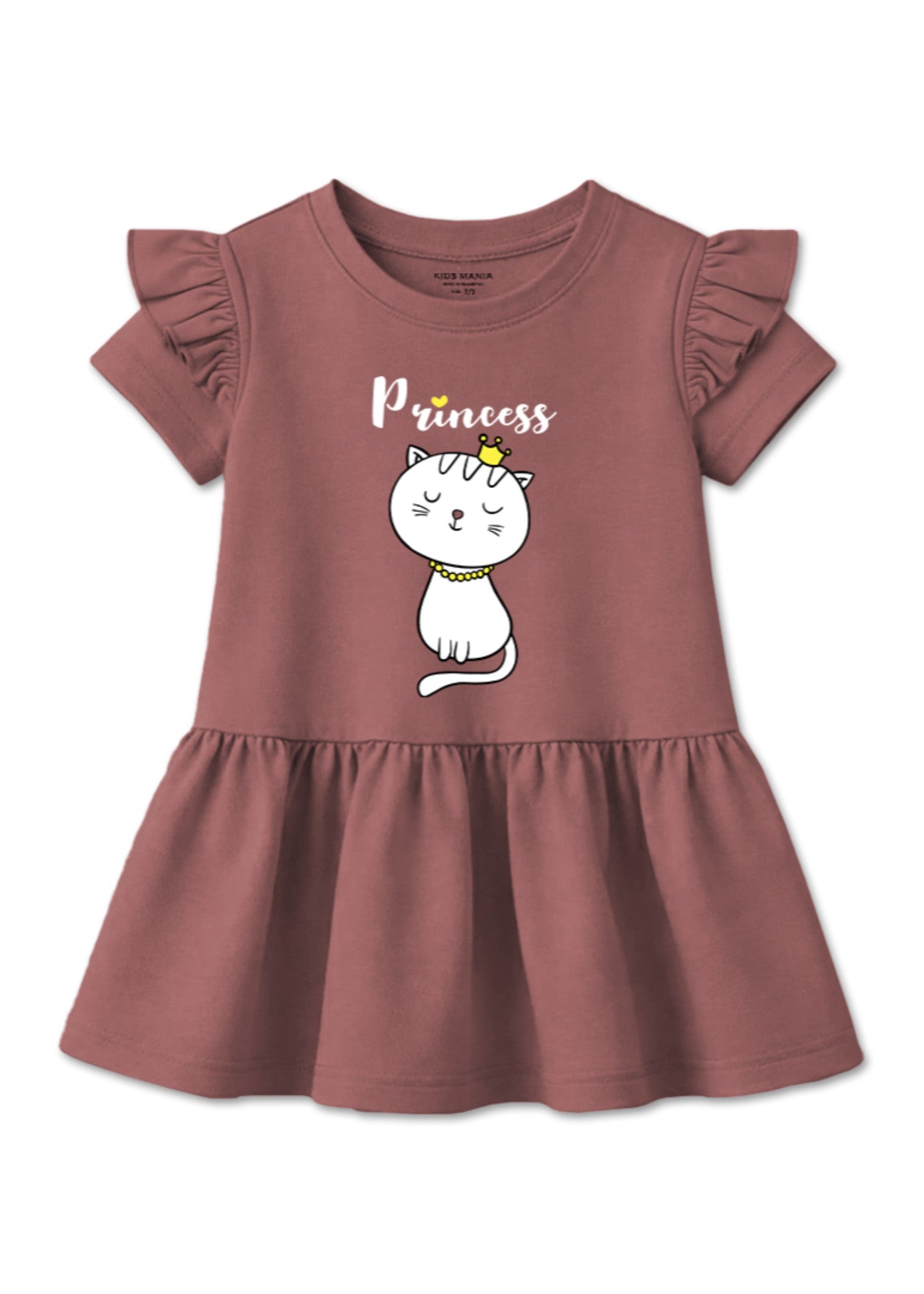 cotton Frock in Rosewood