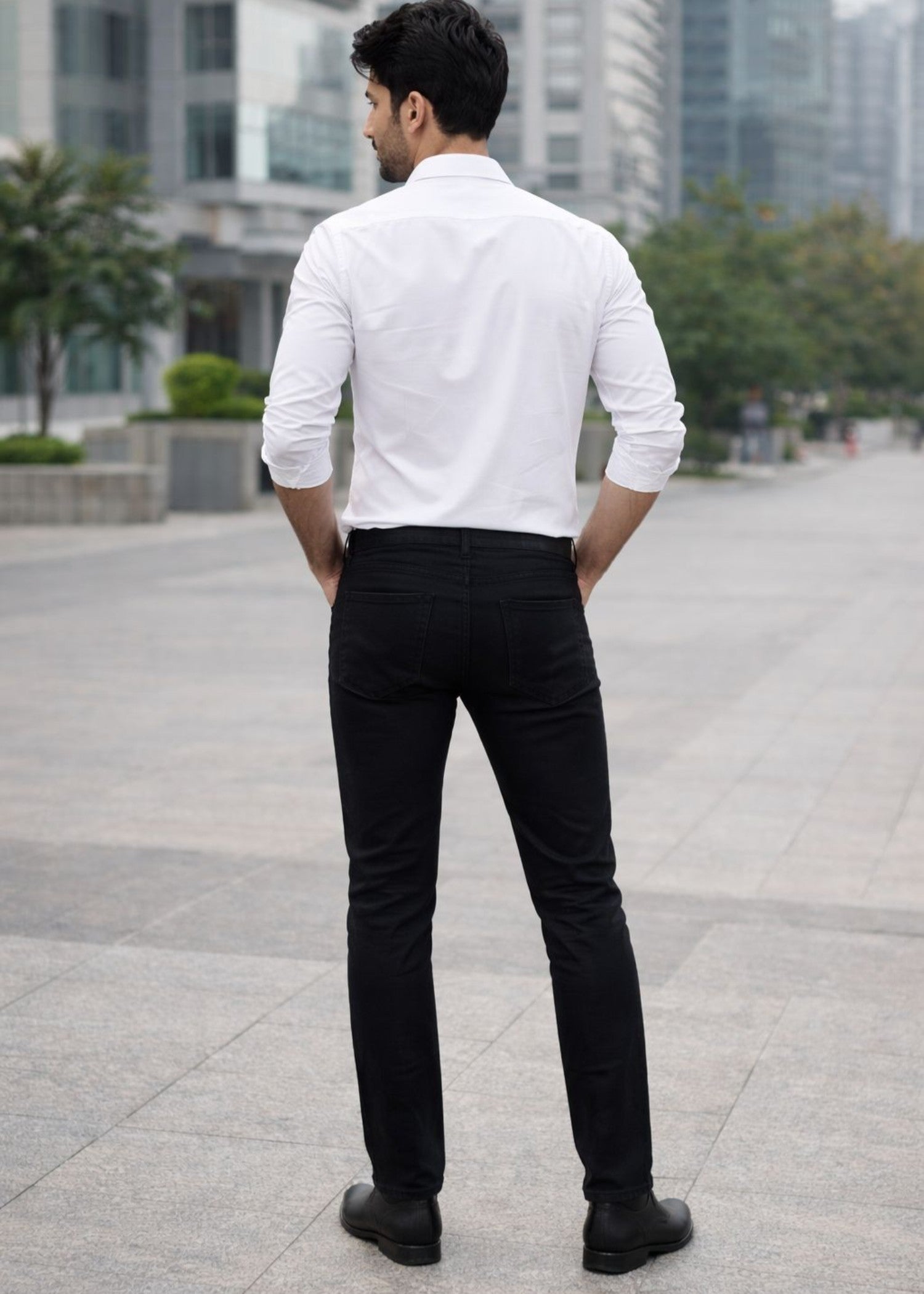 denim Pants in Black