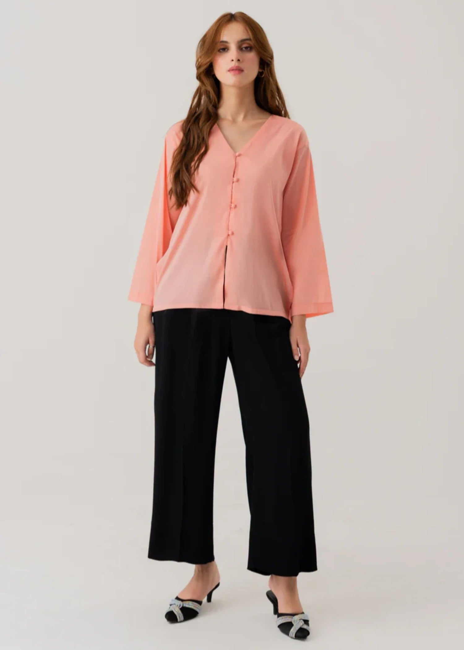 cotton Top in Peach orange