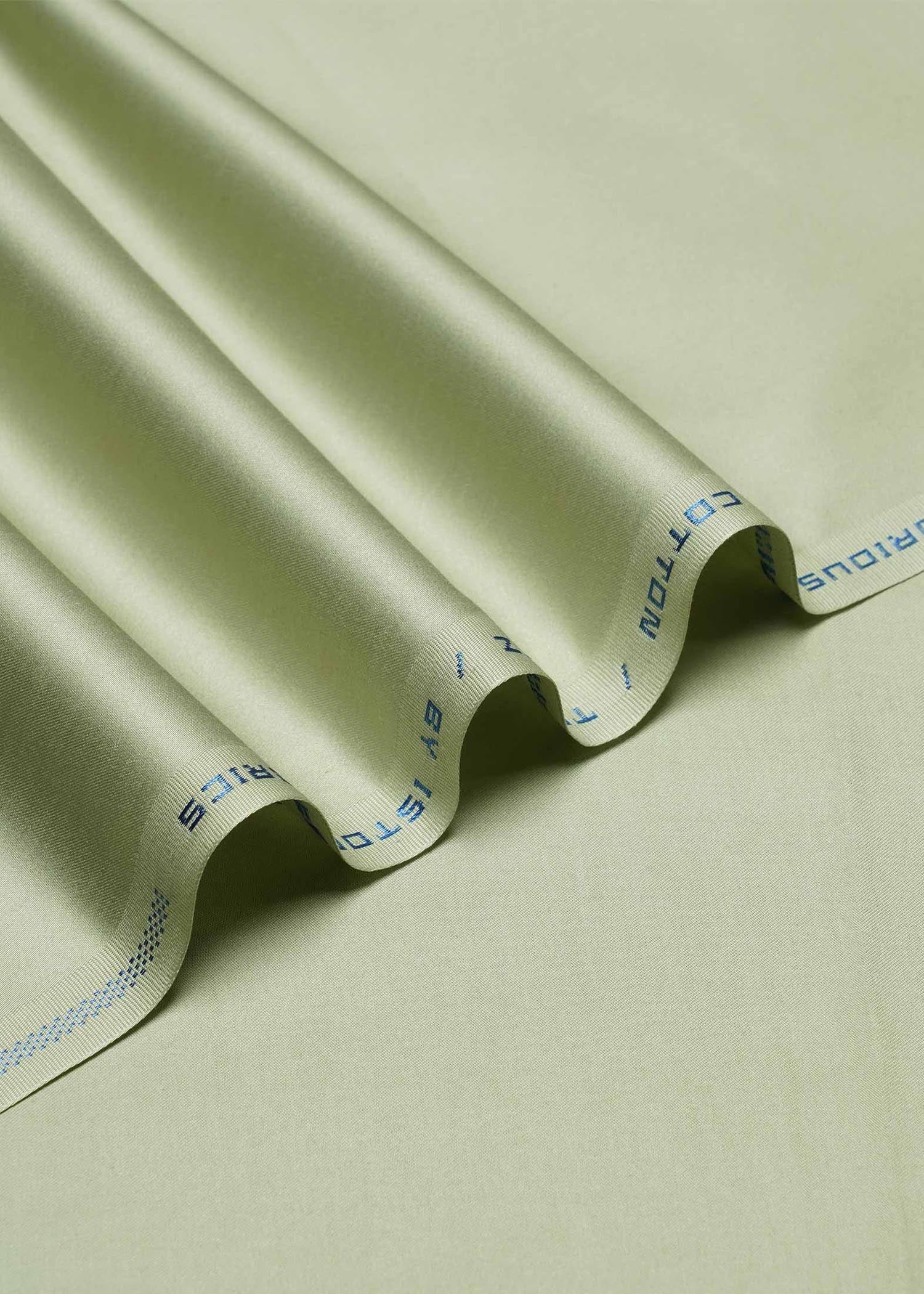 cotton Unstitched in Apple green