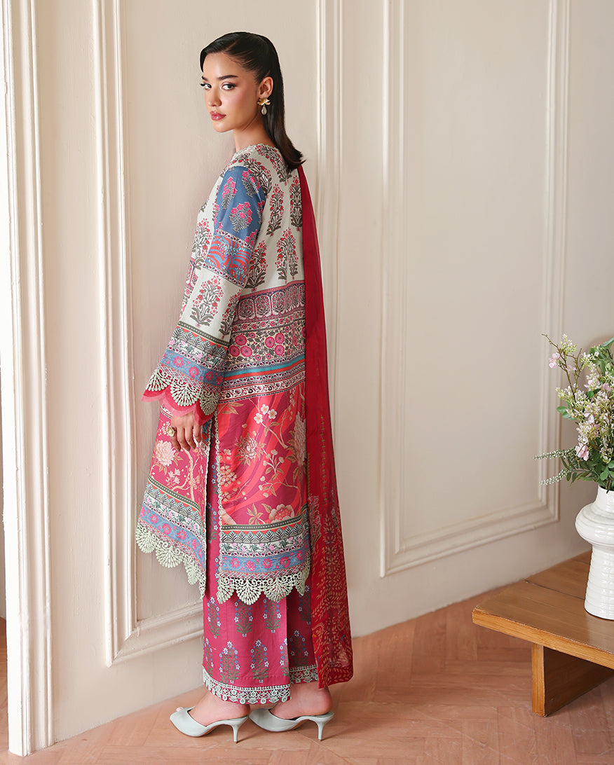 Eclat Garden Printed Lawn – Rosette Dream