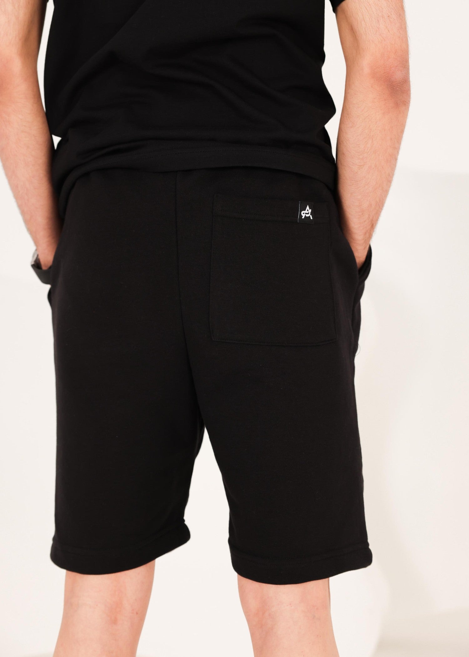 terry Shorts in Black