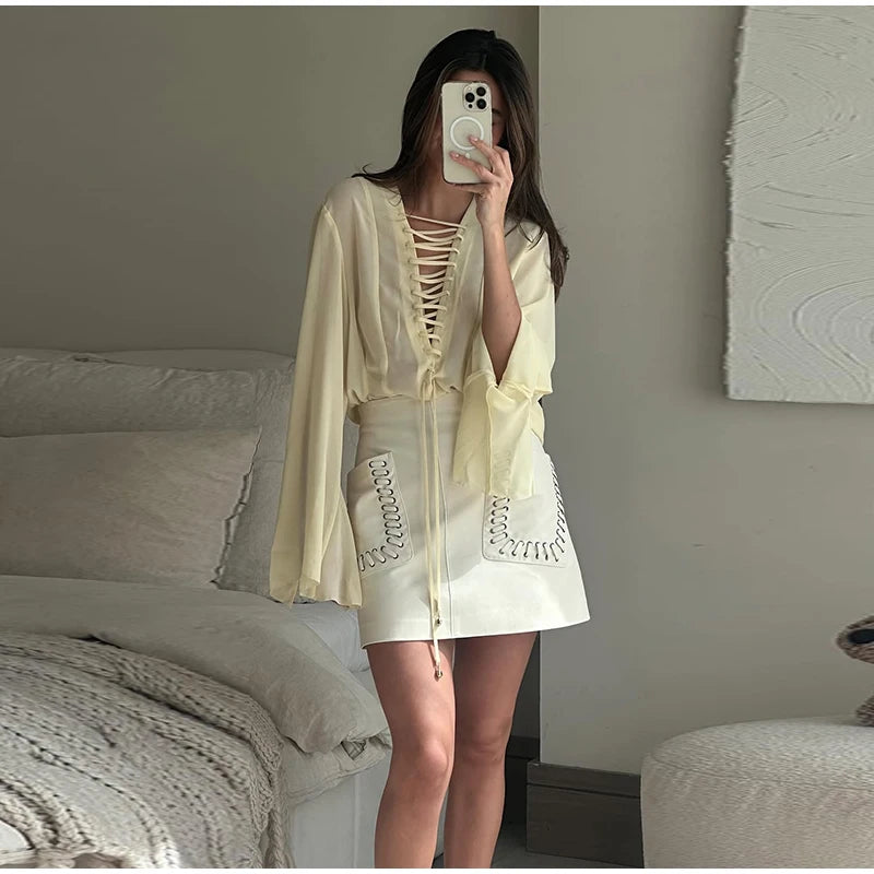 EMILI SKIRT & SHIRT SET