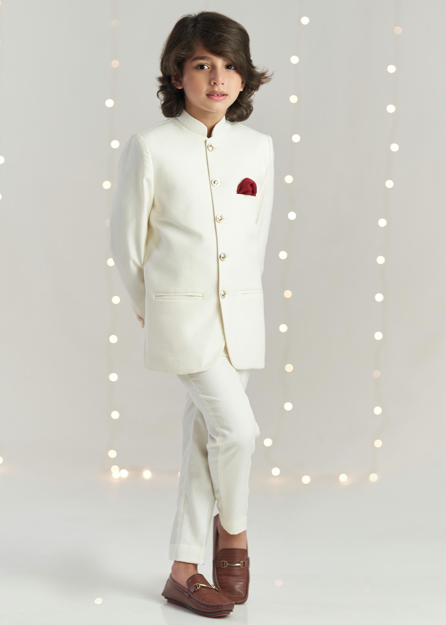 grip Prince Coat in Cream