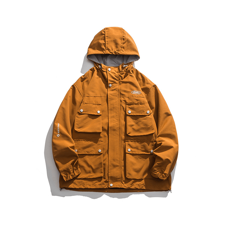 Japanese Tooling Style Three-Dimensional Patch Pocket Embroidery