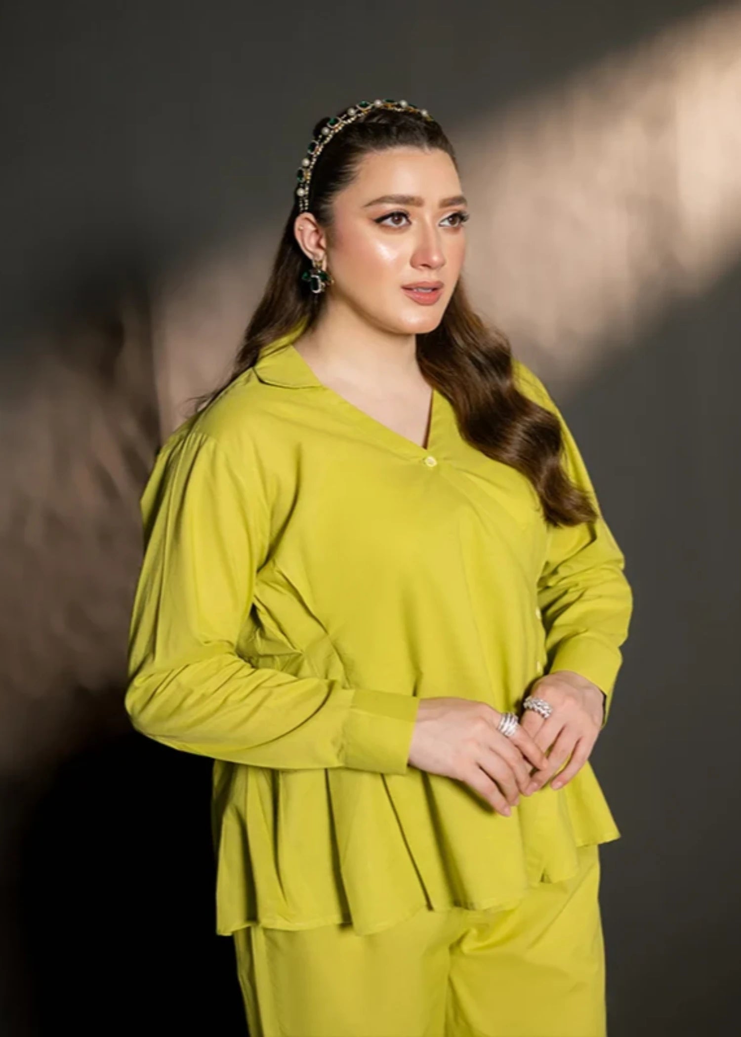 cambric Co Ord Sets in Apple green