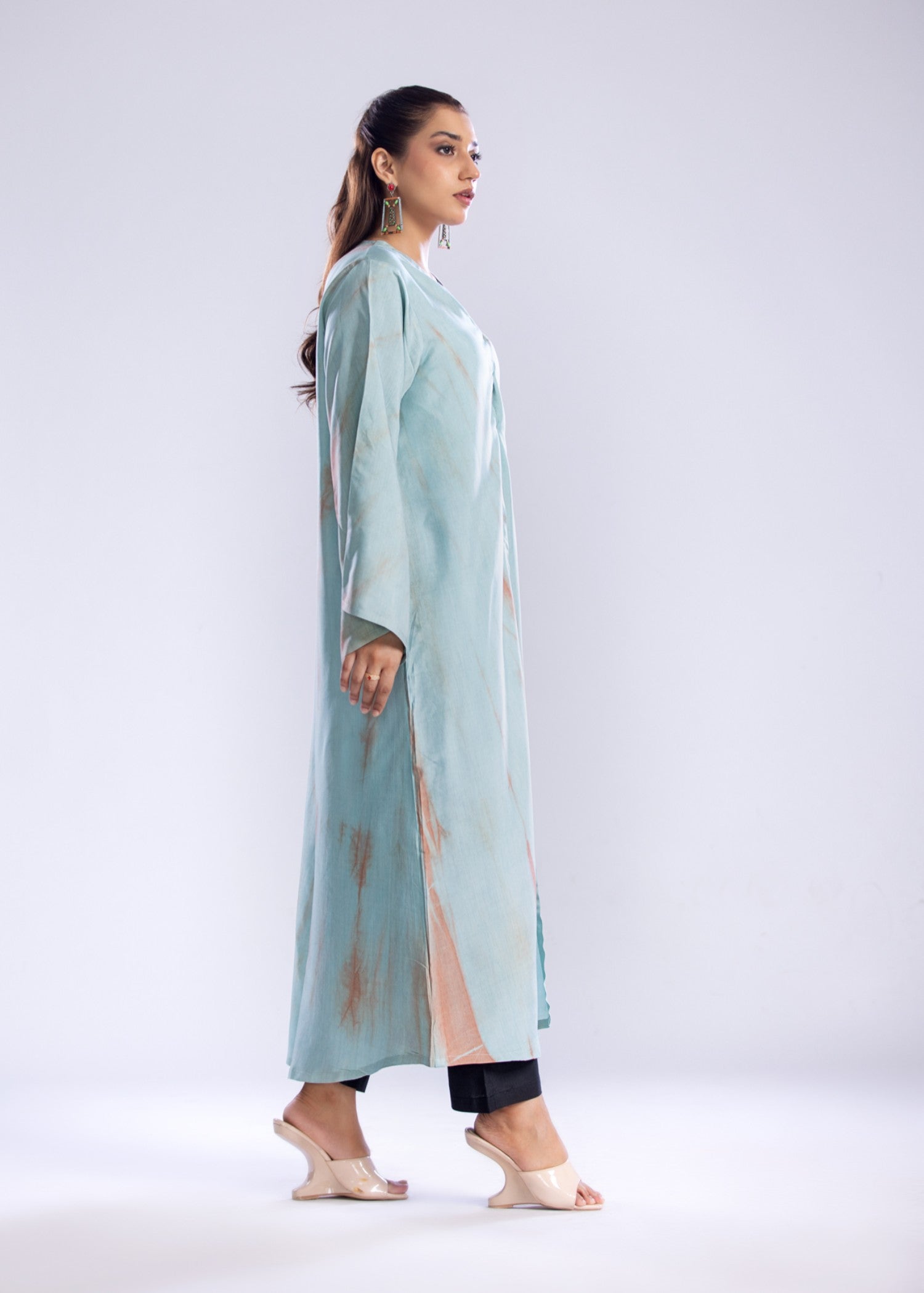 silk Maxi in Sky blue