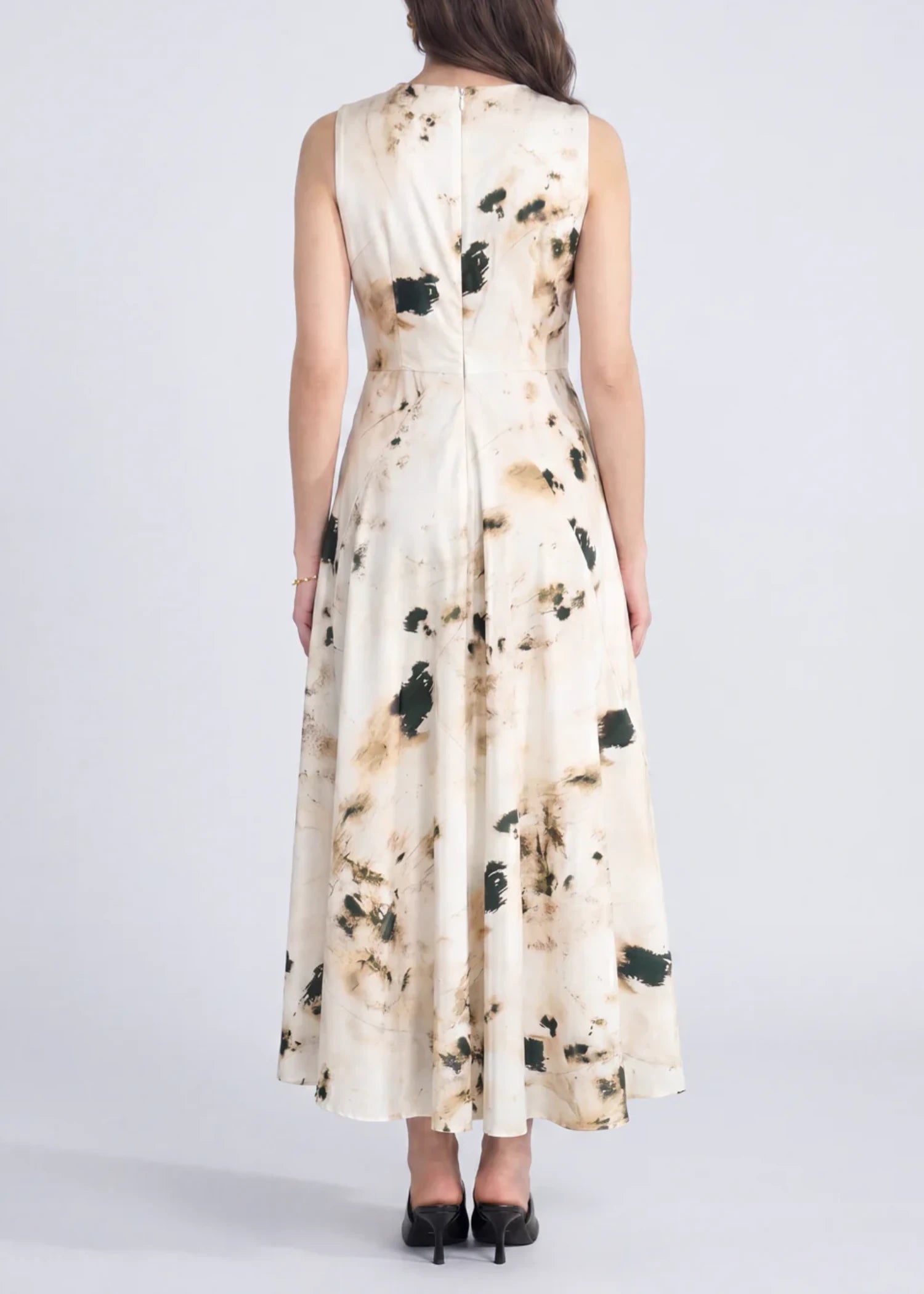 polyester Maxi in Ivory
