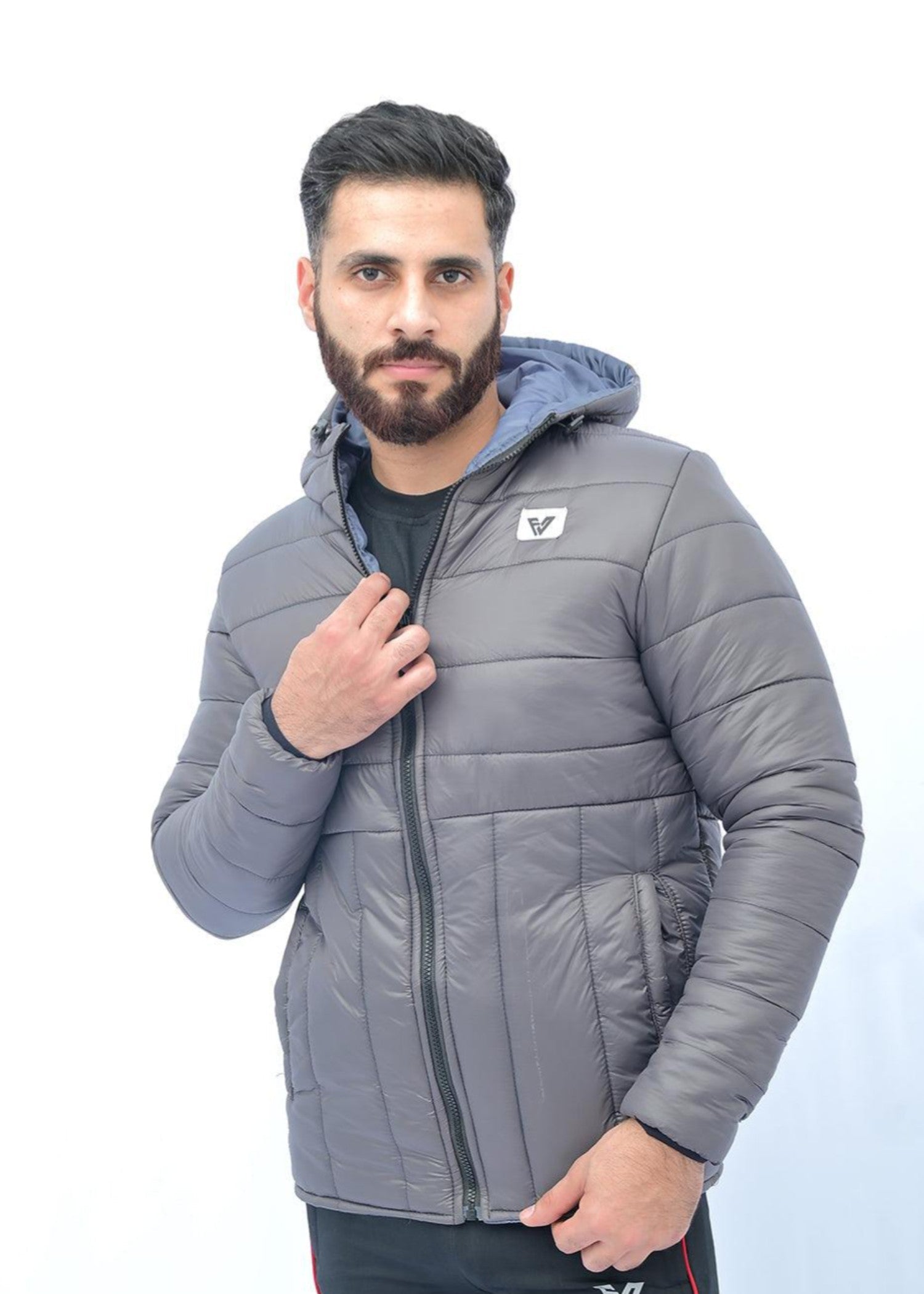 parachute Jacket in Grey