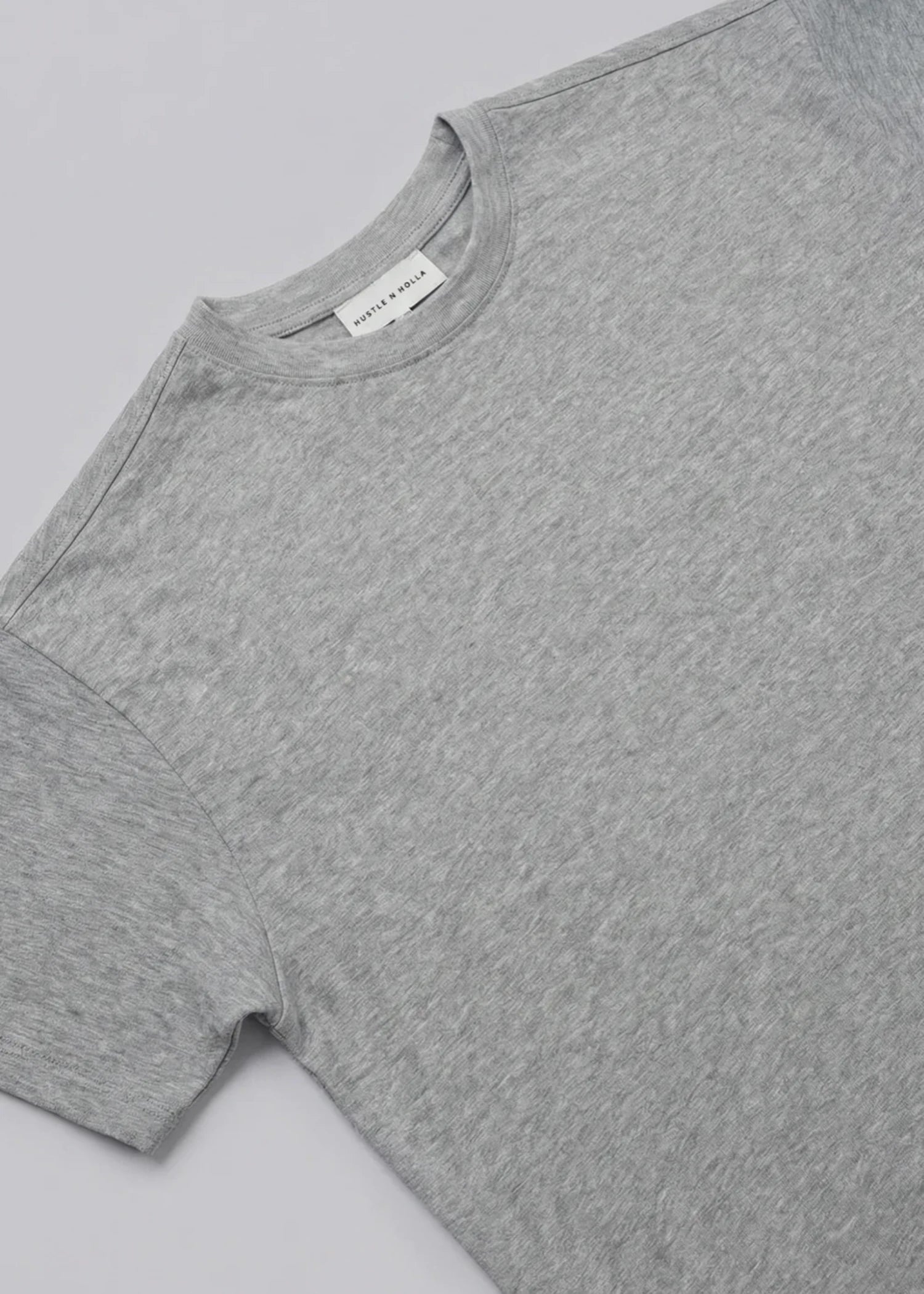 cotton T Shirt in Grey