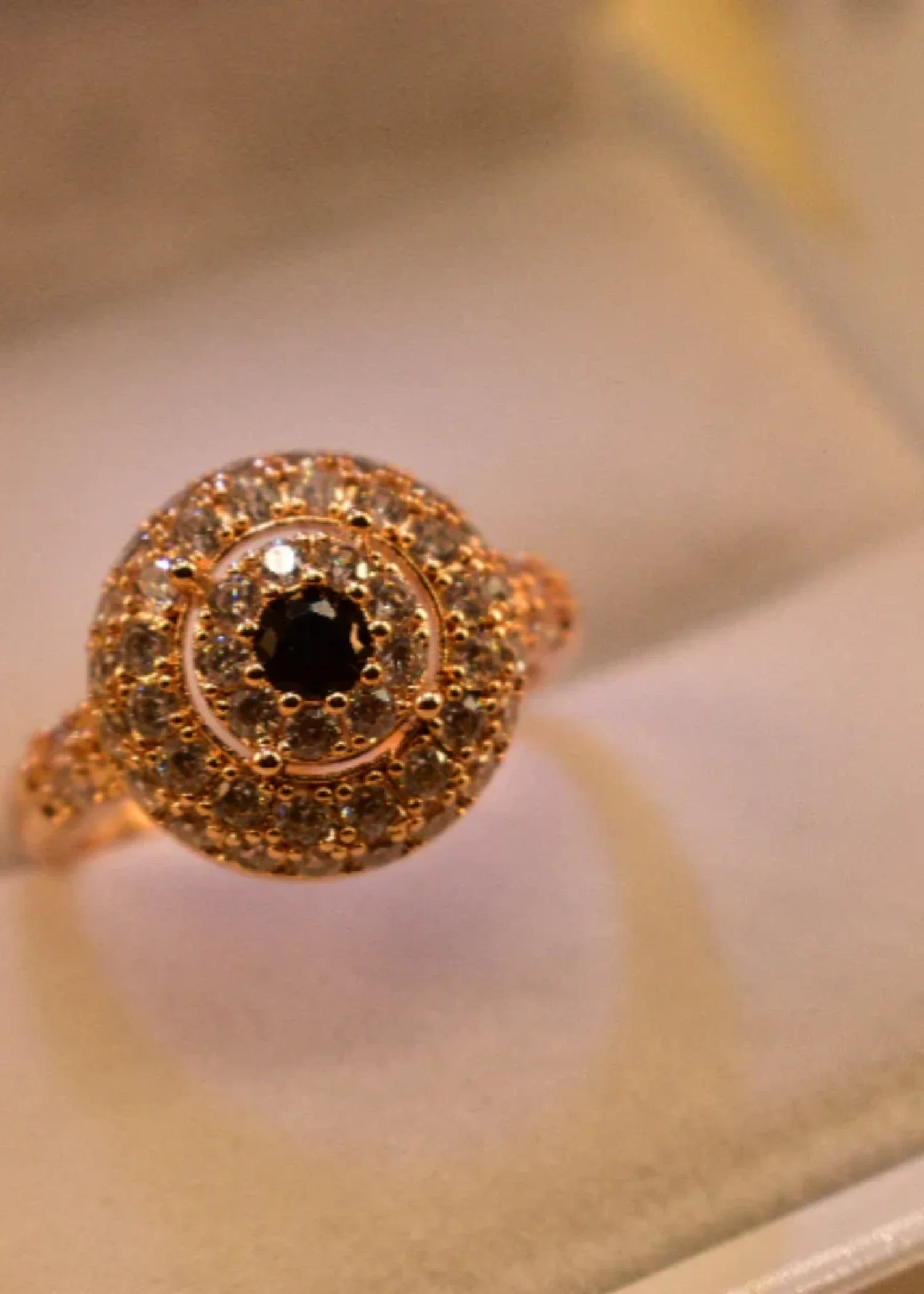 Ring in Black Color by - Trendy Women Ring MMH3292