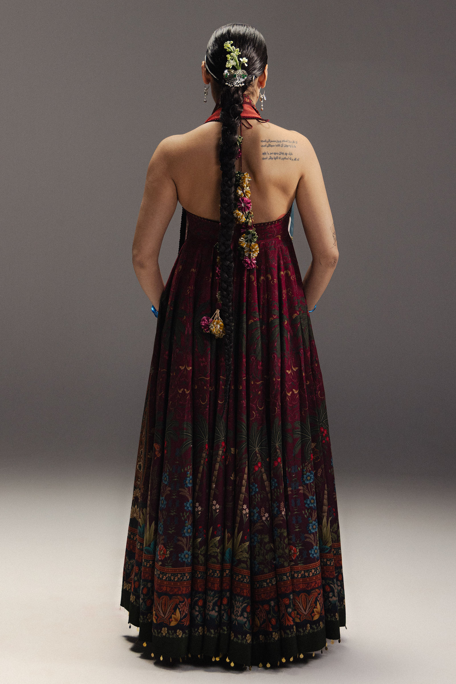 Anarkali Festive Luxury Lawn – Firdaus-D6