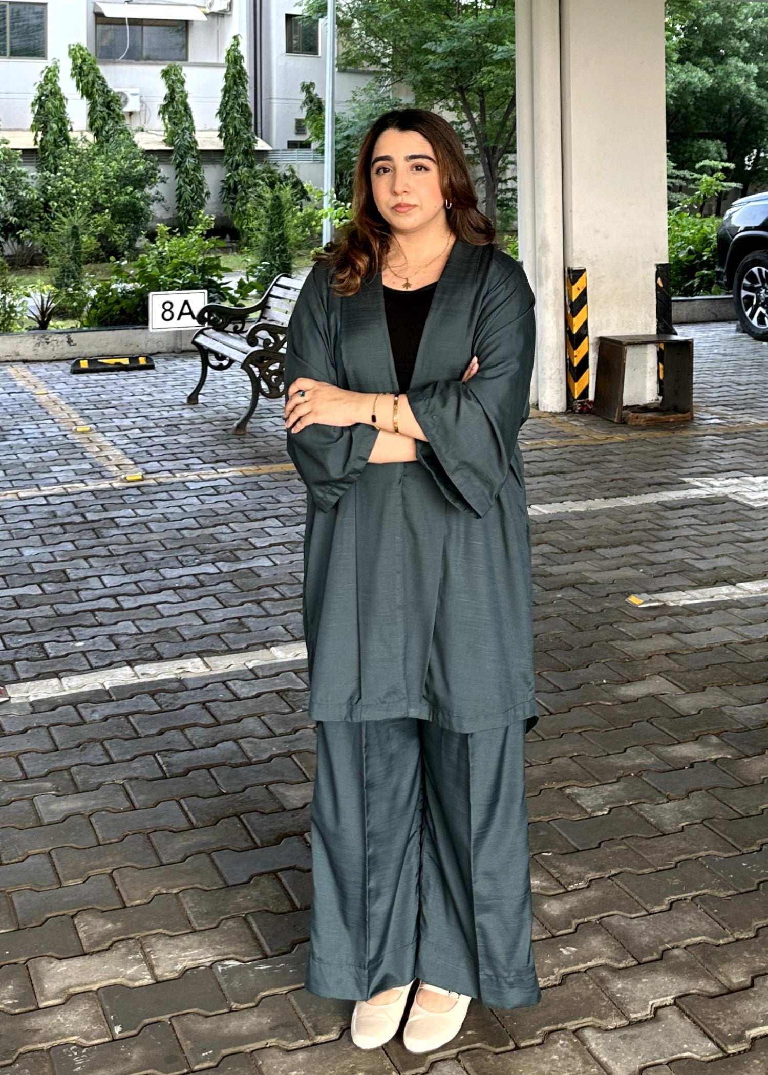wash & wear Co Ord Sets in Green