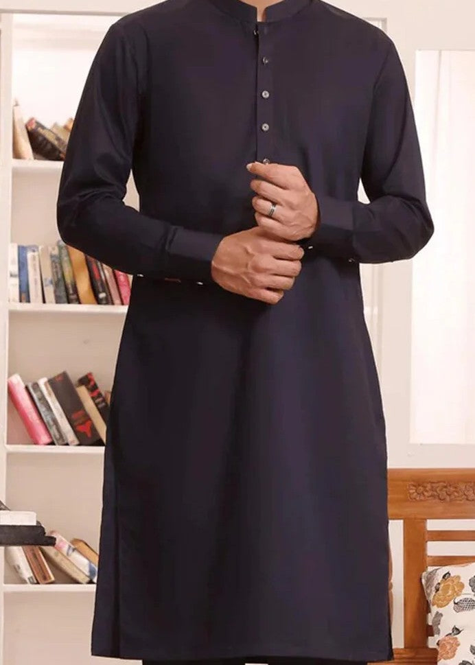 cotton Unstitched in Dark blue