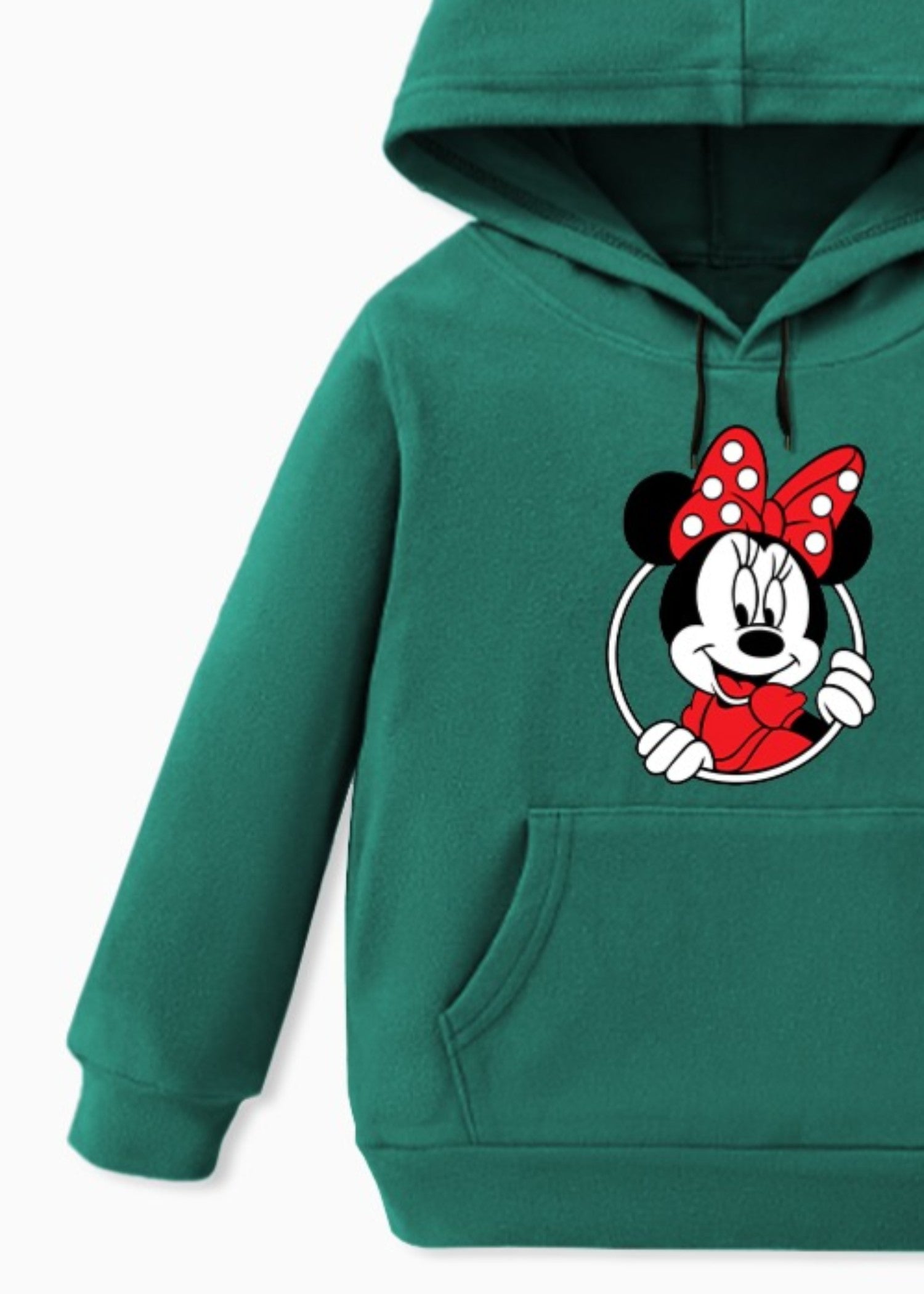 fleece Hoodie in Sea green