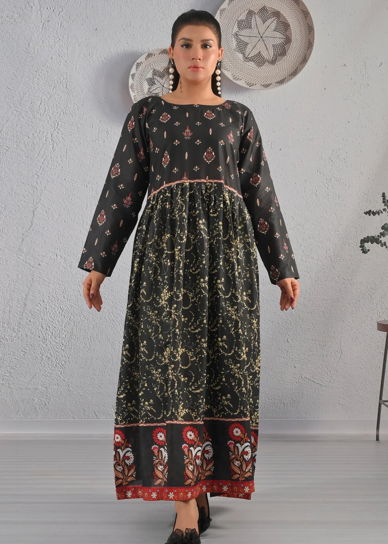 cotton Maxi in Multi