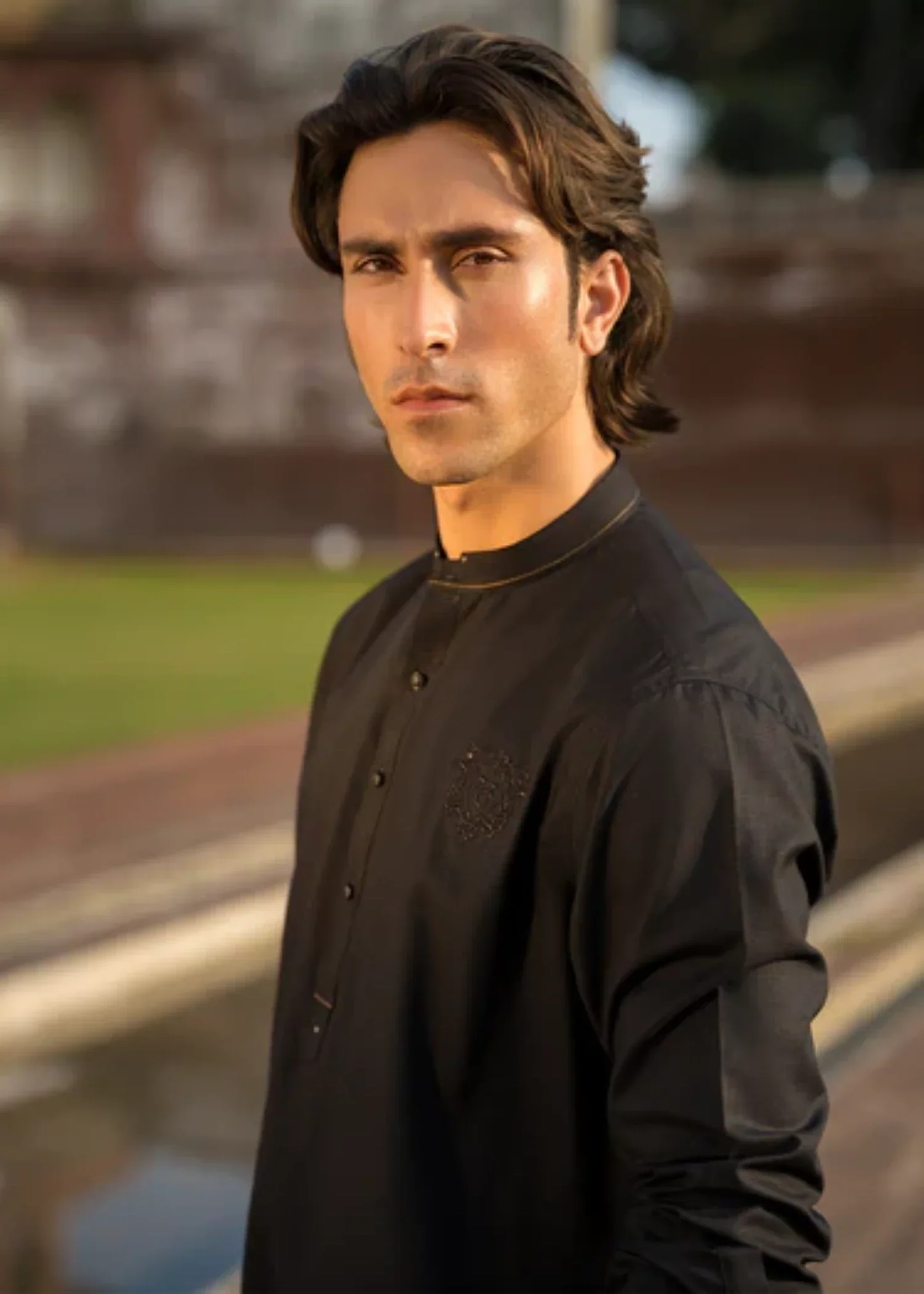 cotton Kurta in Black