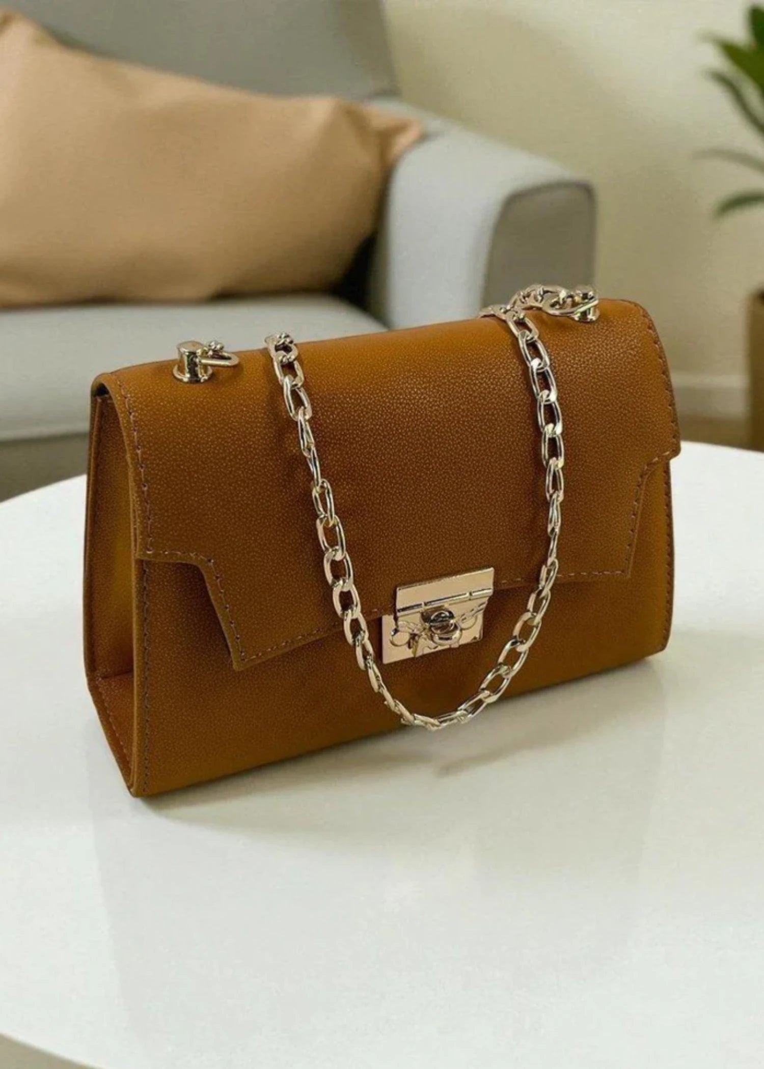 Crossbody in Sand brown Color by - Trendy Women Crossbody LFN2549