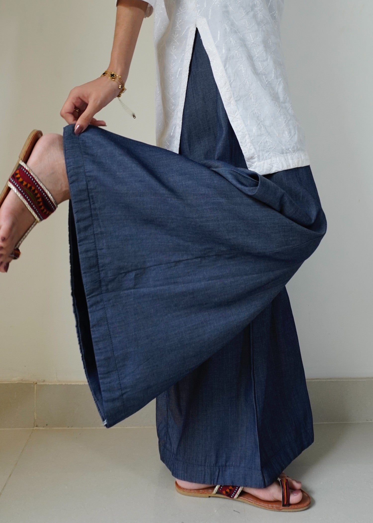 denim Trousers in Denim
