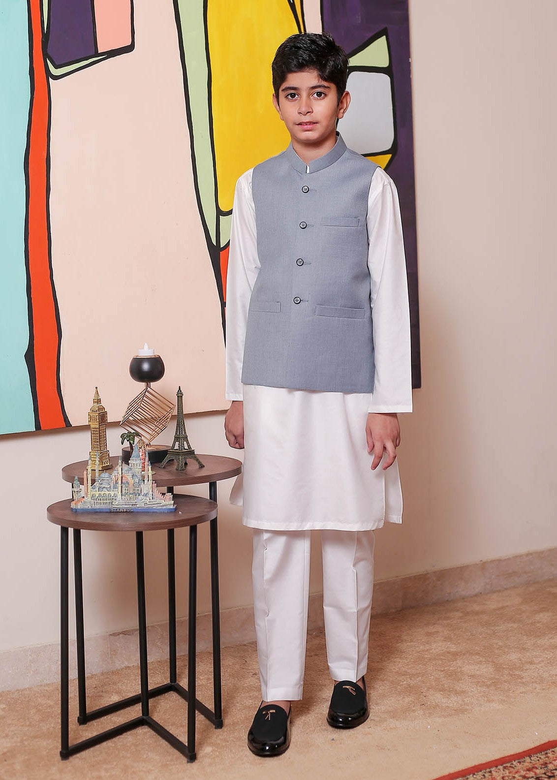 suiting Waistcoat in Ash grey