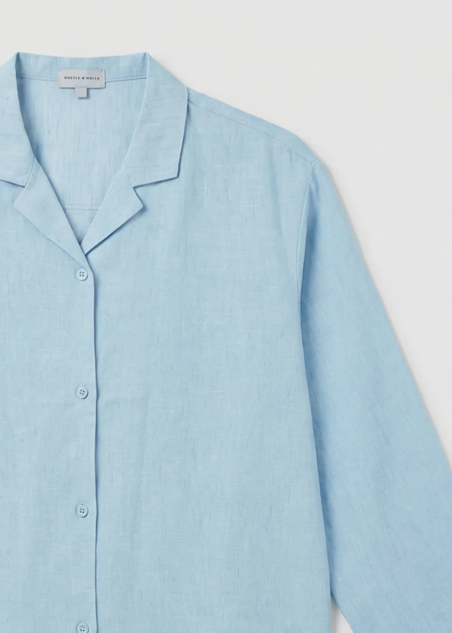cotton Casual Shirt in Light blue